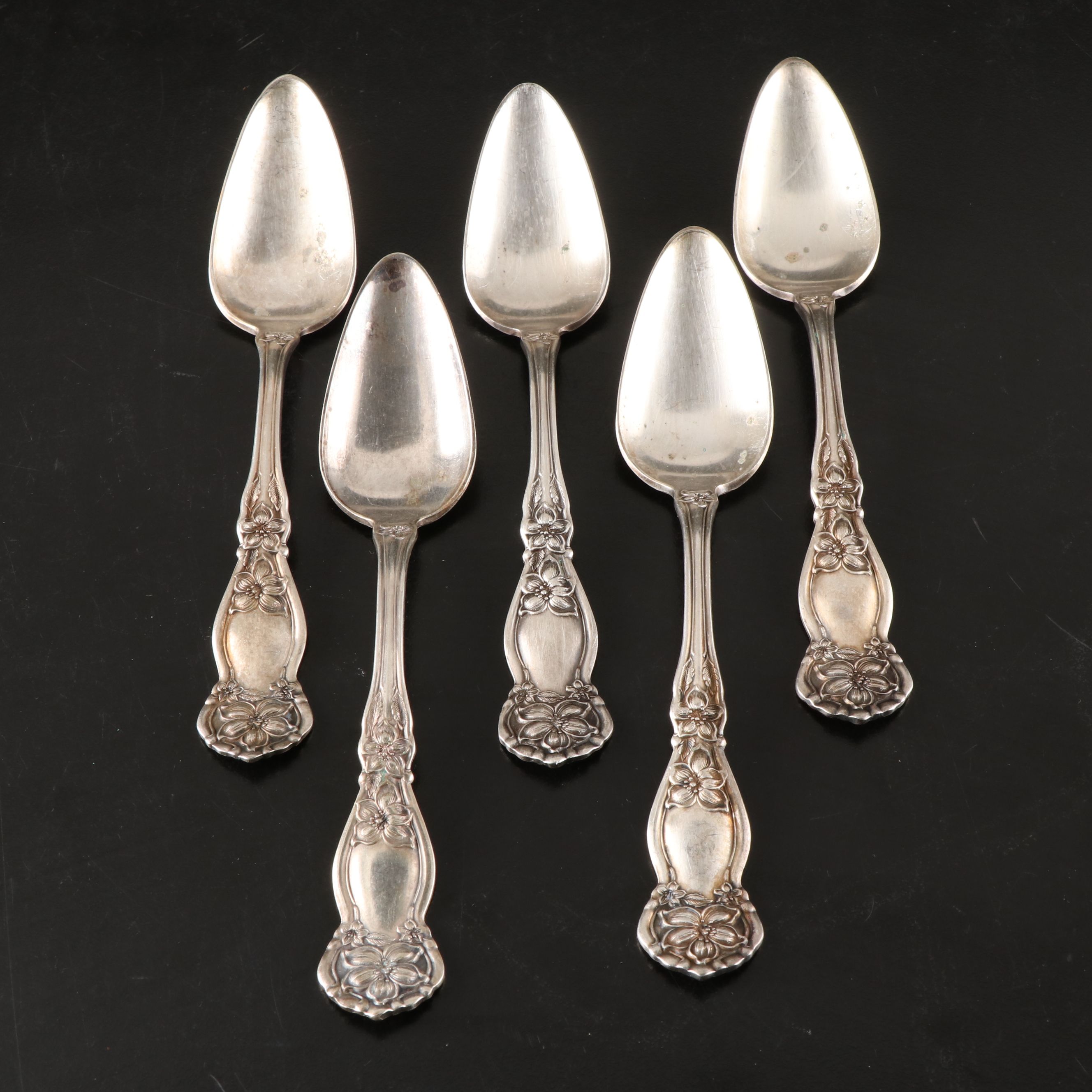Oneida "Lady Hamilton" with Other Silver Plate Utensils and Serving Pieces