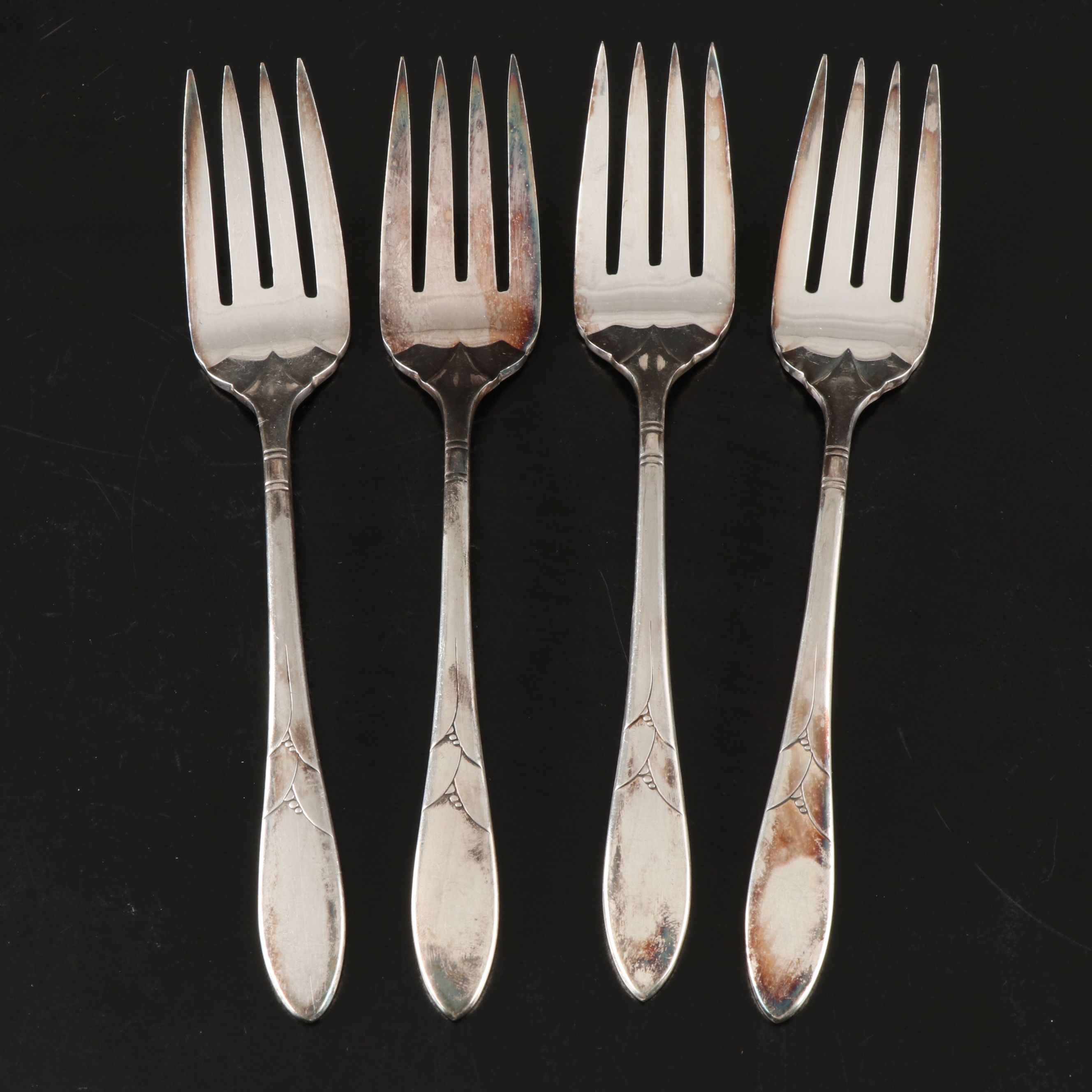 Oneida "Lady Hamilton" with Other Silver Plate Utensils and Serving Pieces