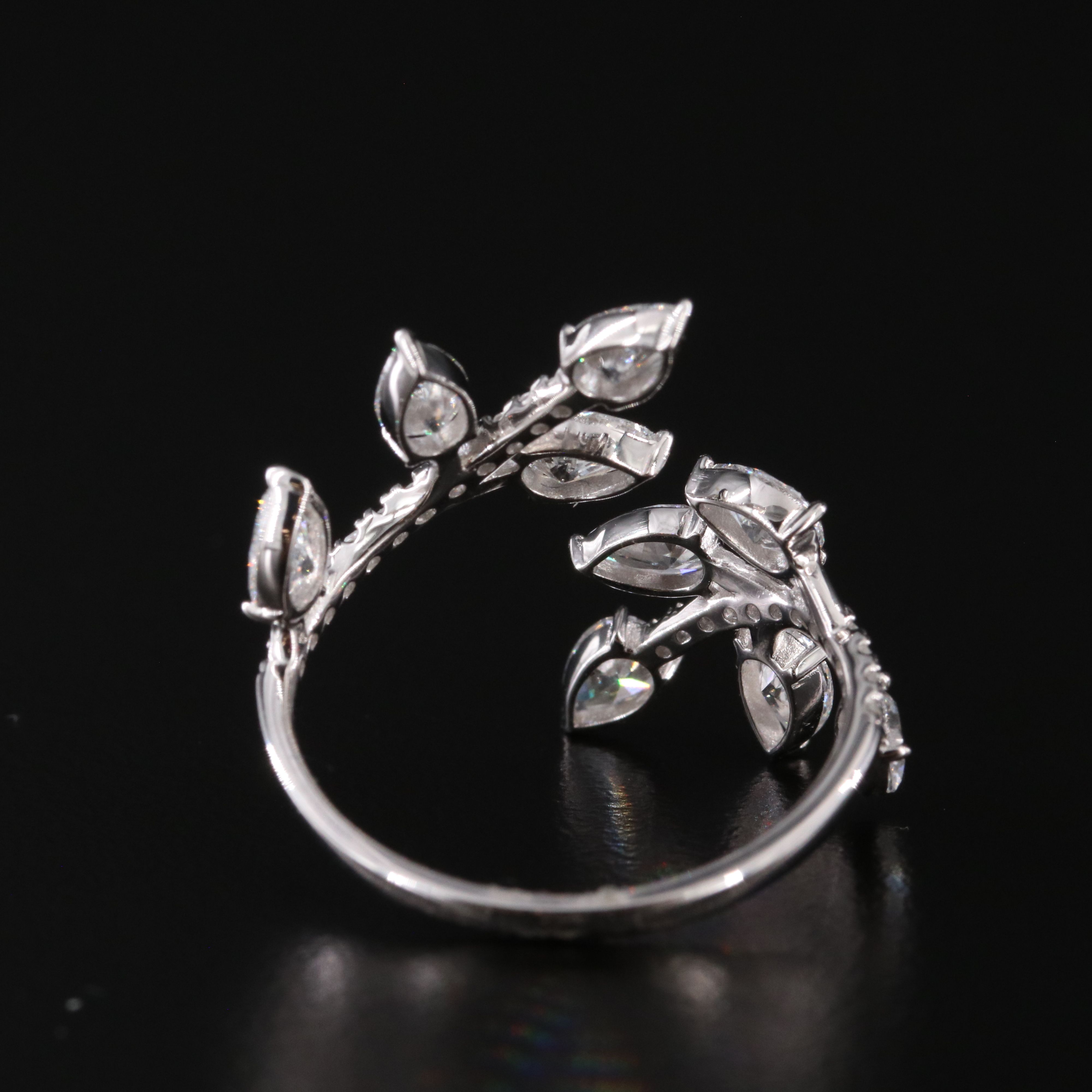 14K 2.00 CTW Lab Grown Diamond Ivy Wrap Ring