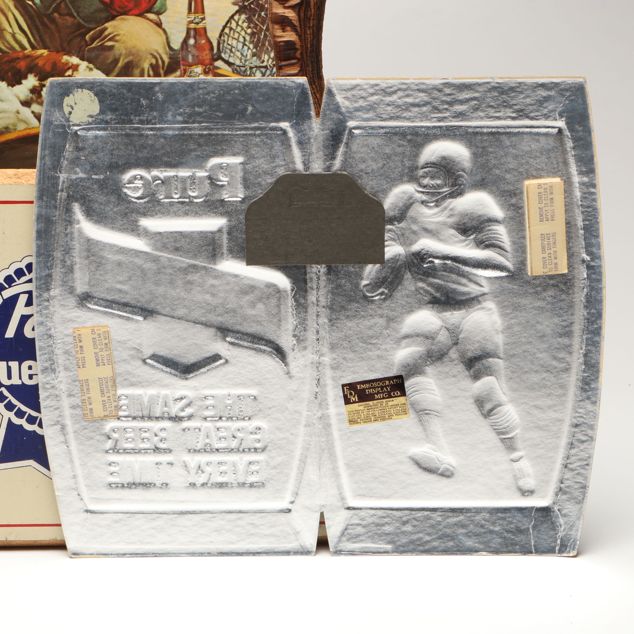 J.F. Kernan Falstaff Beer, Pabst Blue Ribbon and Sterling Breweriana Signs