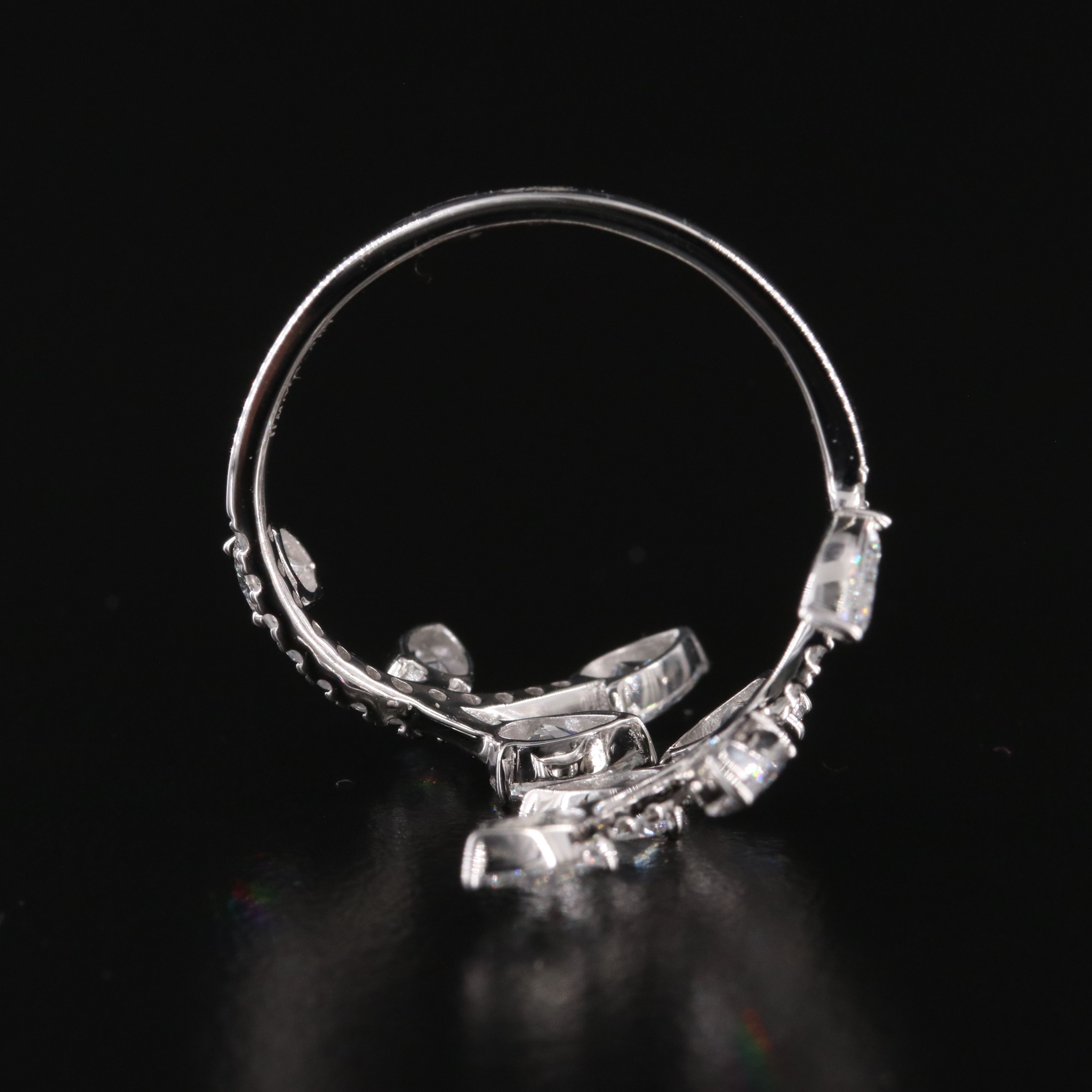 14K 2.00 CTW Lab Grown Diamond Ivy Wrap Ring