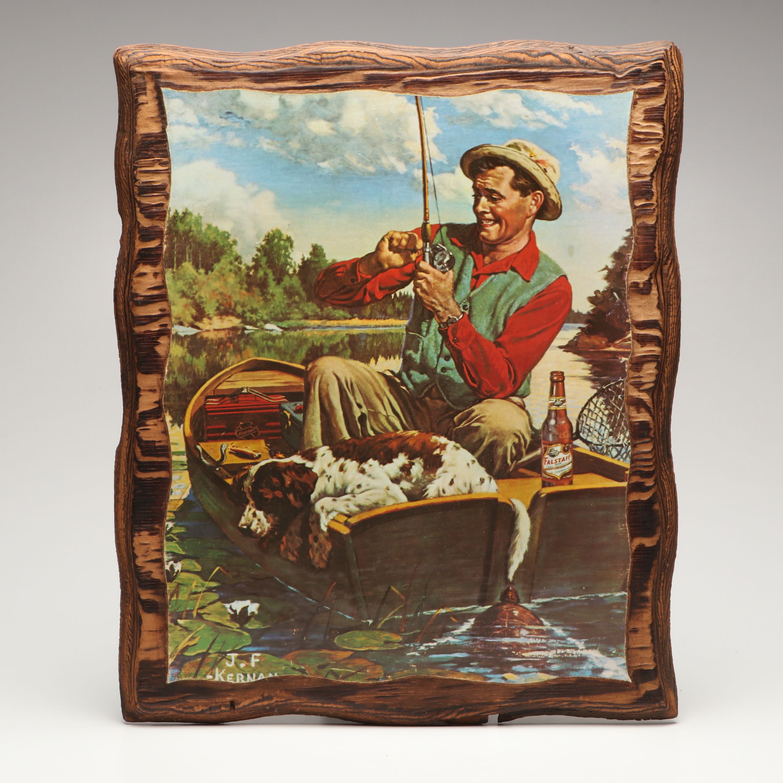 J.F. Kernan Falstaff Beer, Pabst Blue Ribbon and Sterling Breweriana Signs