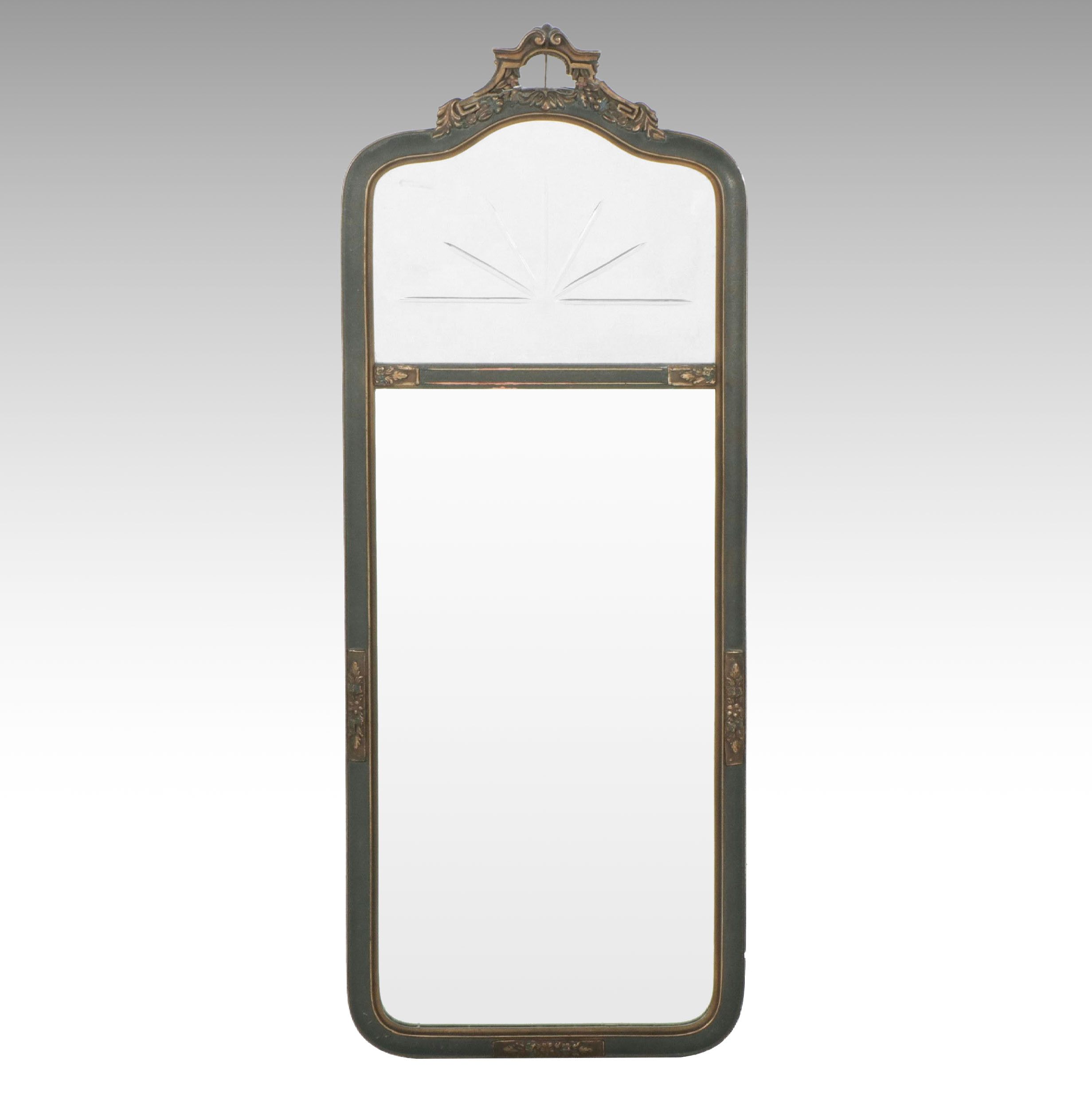 Queen Anne Trumeau Wall Mirror, Early to Mid-20th Century