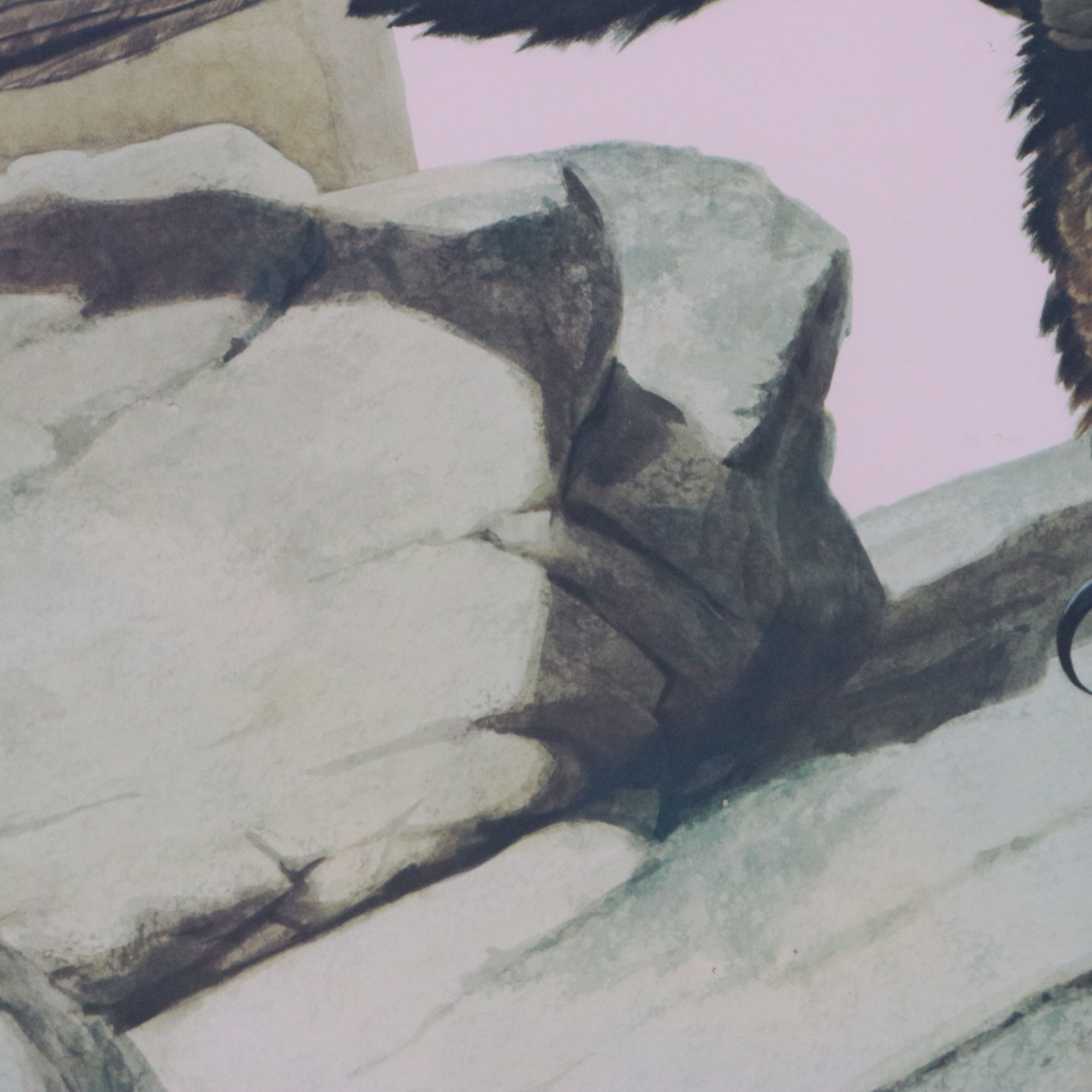 Guy Coheleach Offset Lithograph "Golden Eagle"