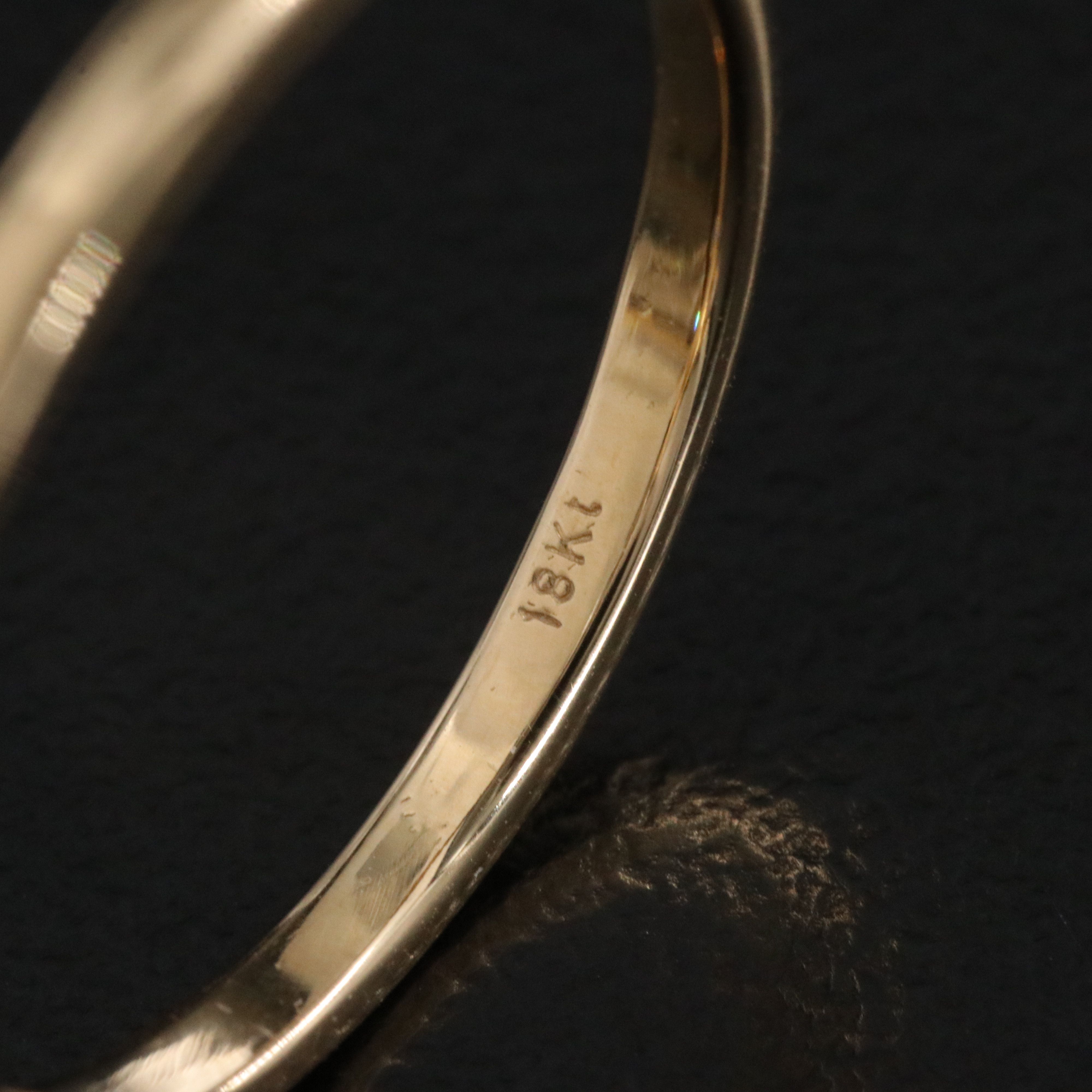 18K 7.45 CT Lab Grown Diamond Solitaire Ring with IGI Report