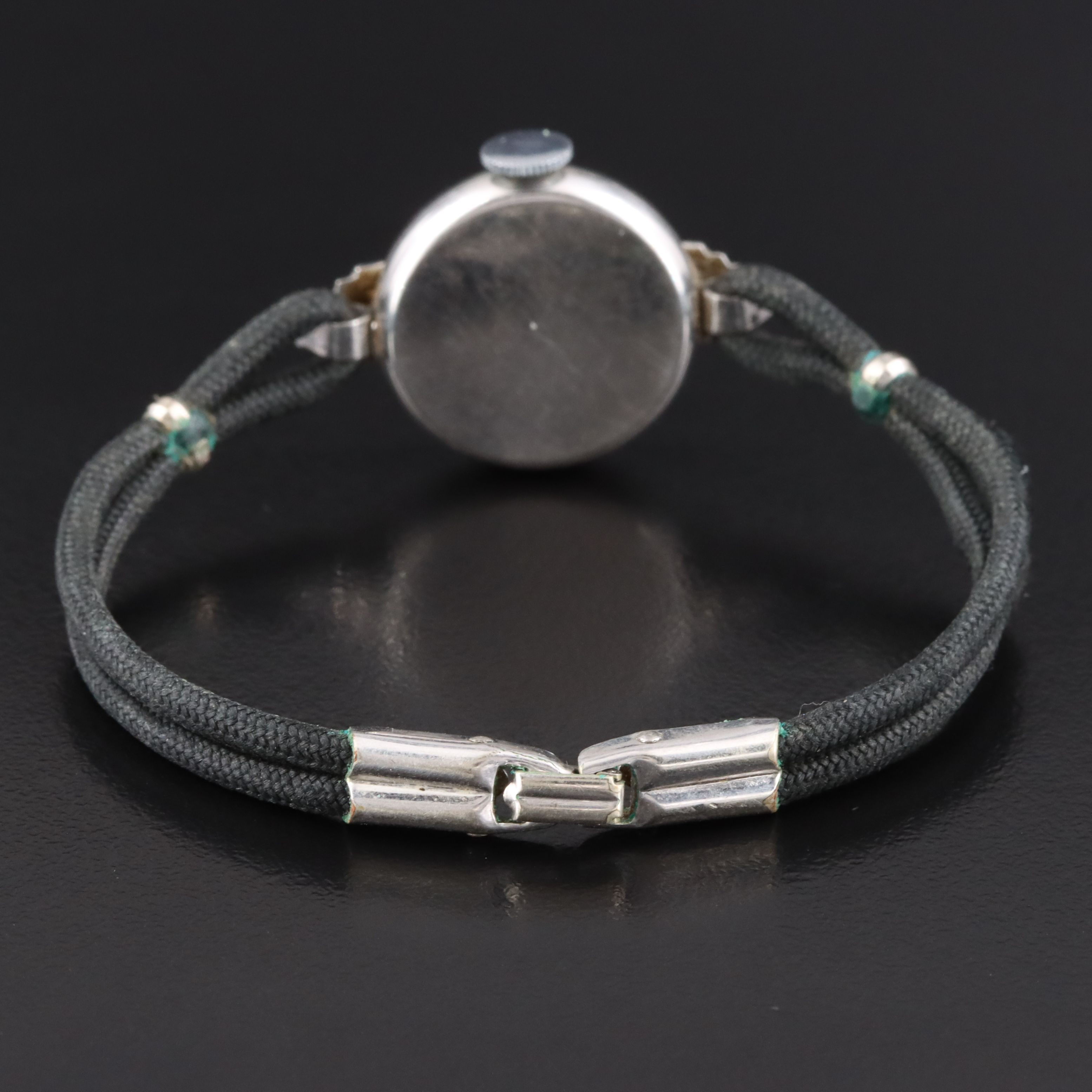 14K Diamond Watch with Wristacrat Gold-Filled Filigree and Gemstone Watch Band