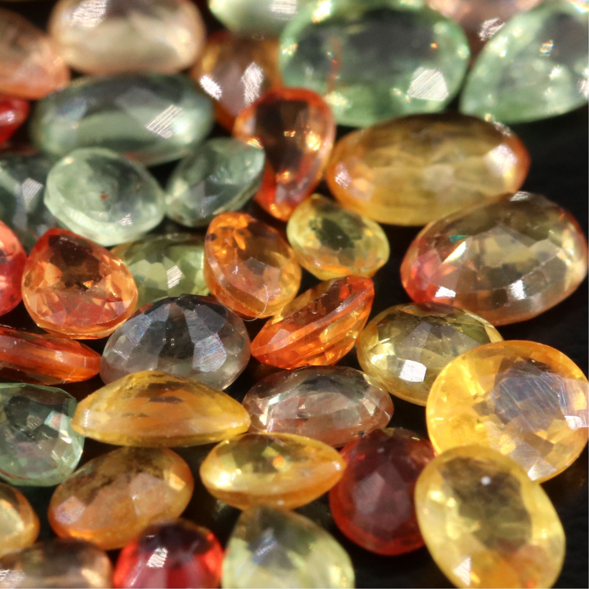 Loose 14.18 CTW Multicolored Sapphire Melee Lot