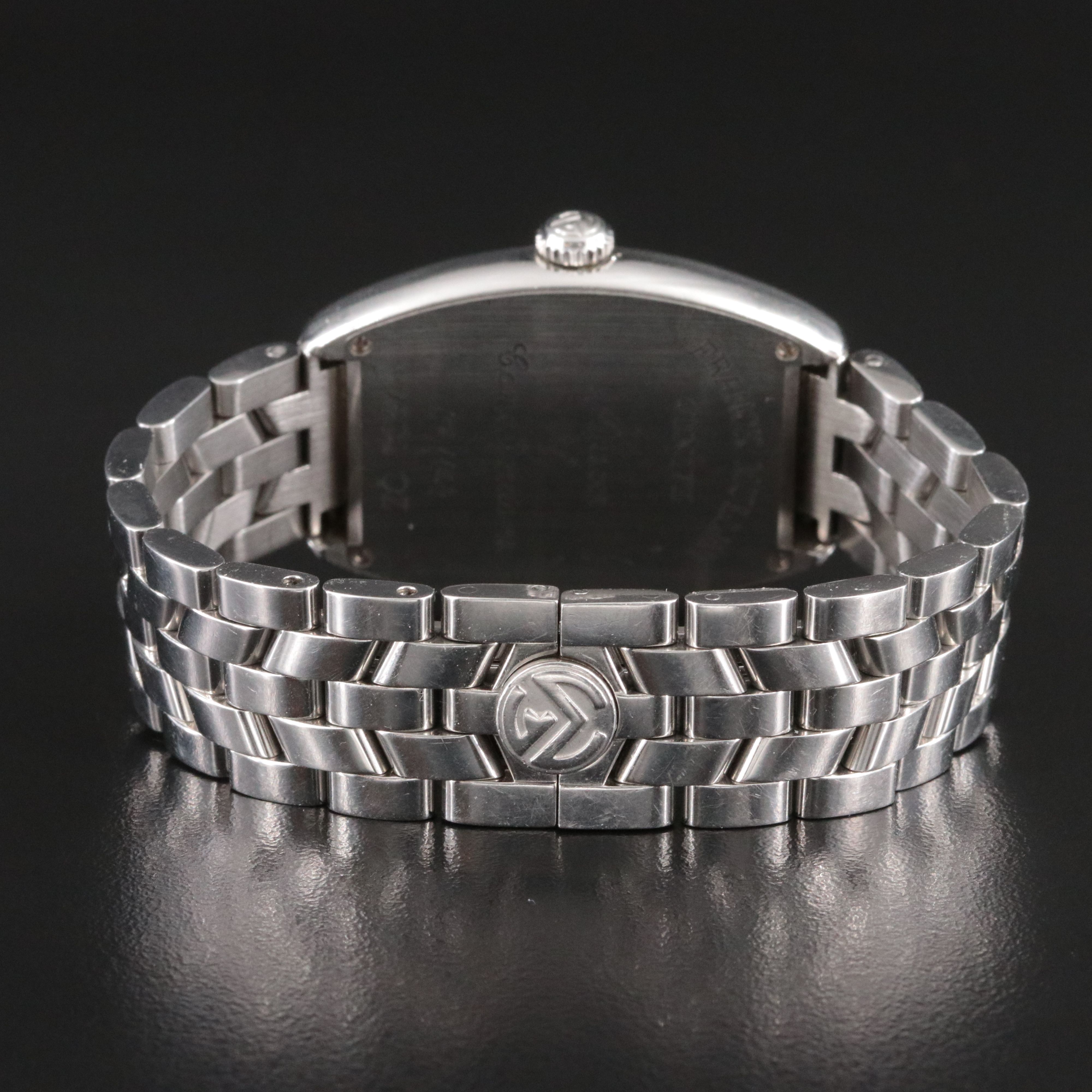 Franck Muller Cintree Curvex Stainless Steel Quartz Watch Ref#7502 QZ