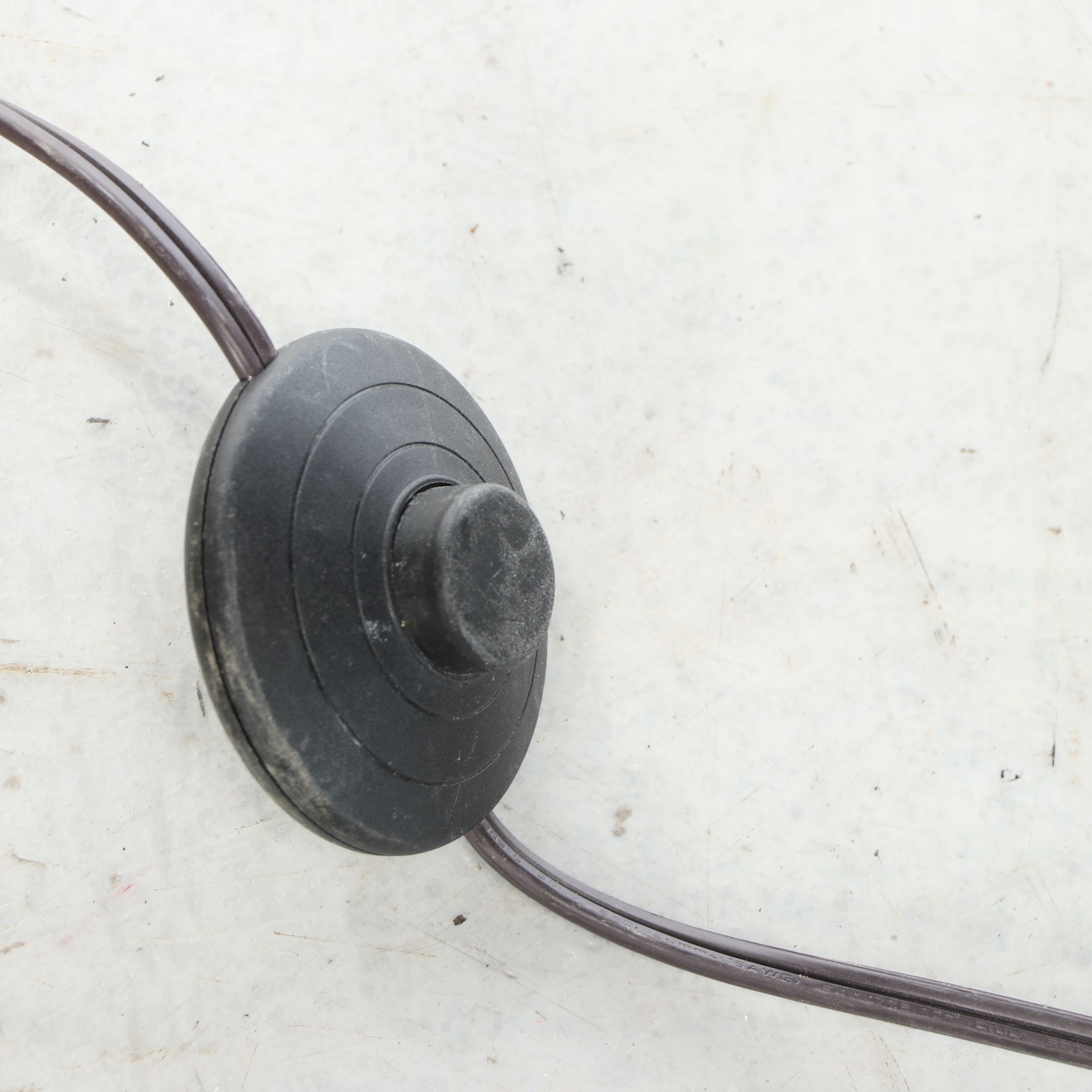 AtHome Contemporary Brown Rattan Uplight Floor Lamp with Linen Shade