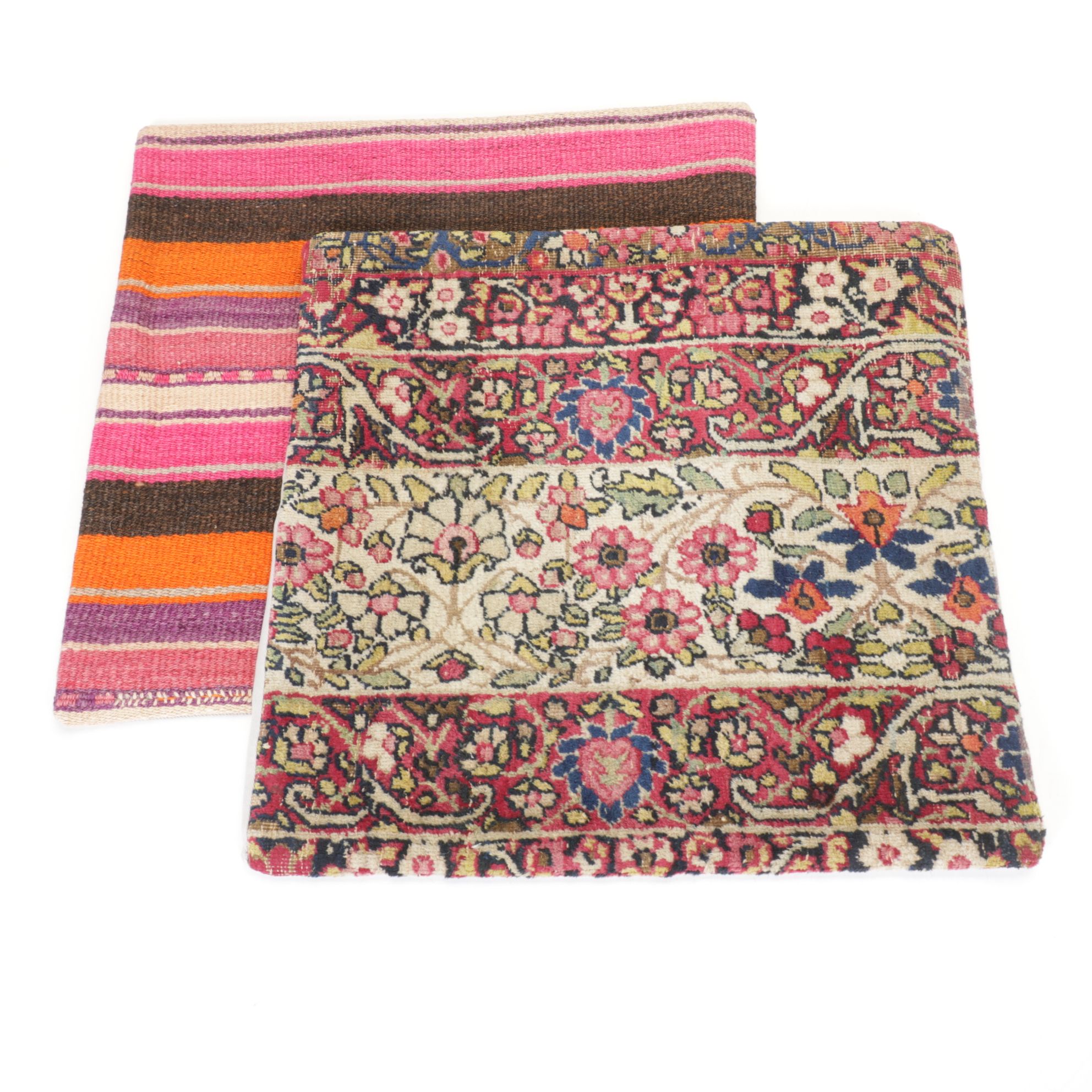 Hand-Pieced Kilim Rug Remnant Pillow Covers