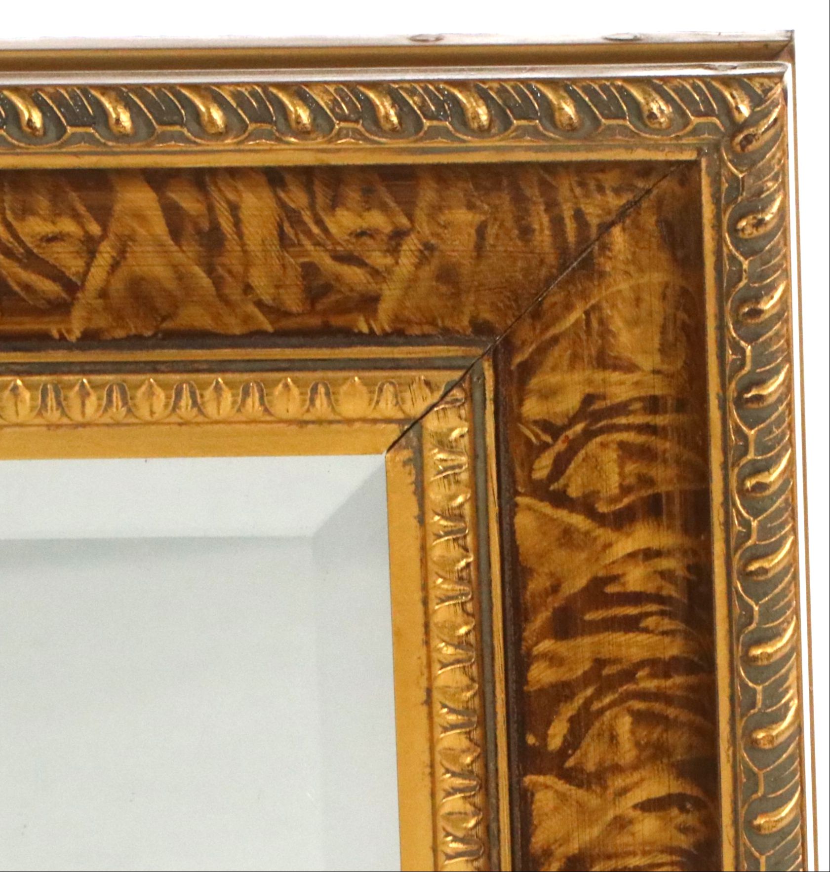 Neoclassical Style Giltwood Rectangular Wall Mirror, Mid to Late 20th Century