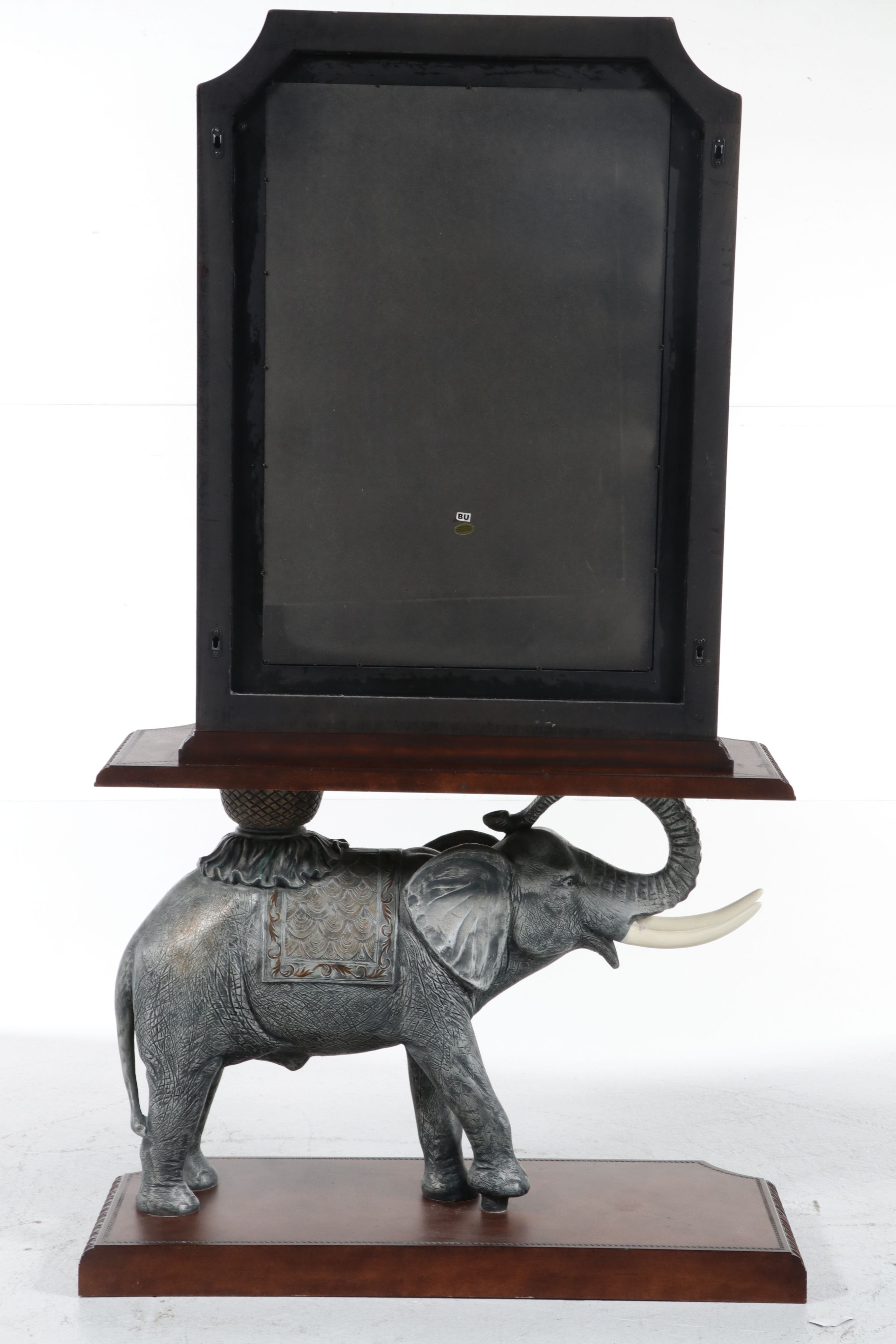 Modern Regency Style Figural Elephant Console and Mirror