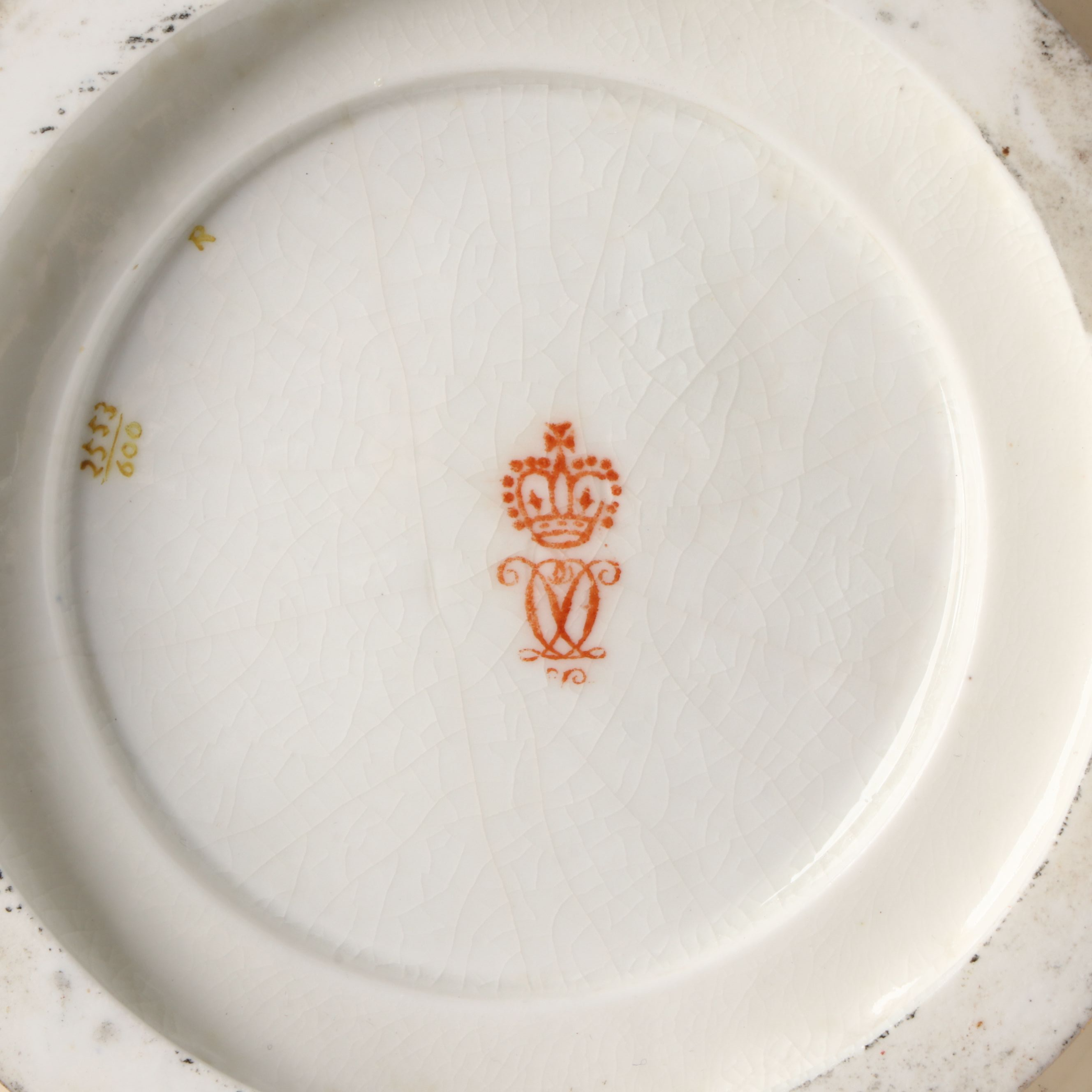 Royal Crown Derby Floral Gold Gilt Bone China Vase, 1889