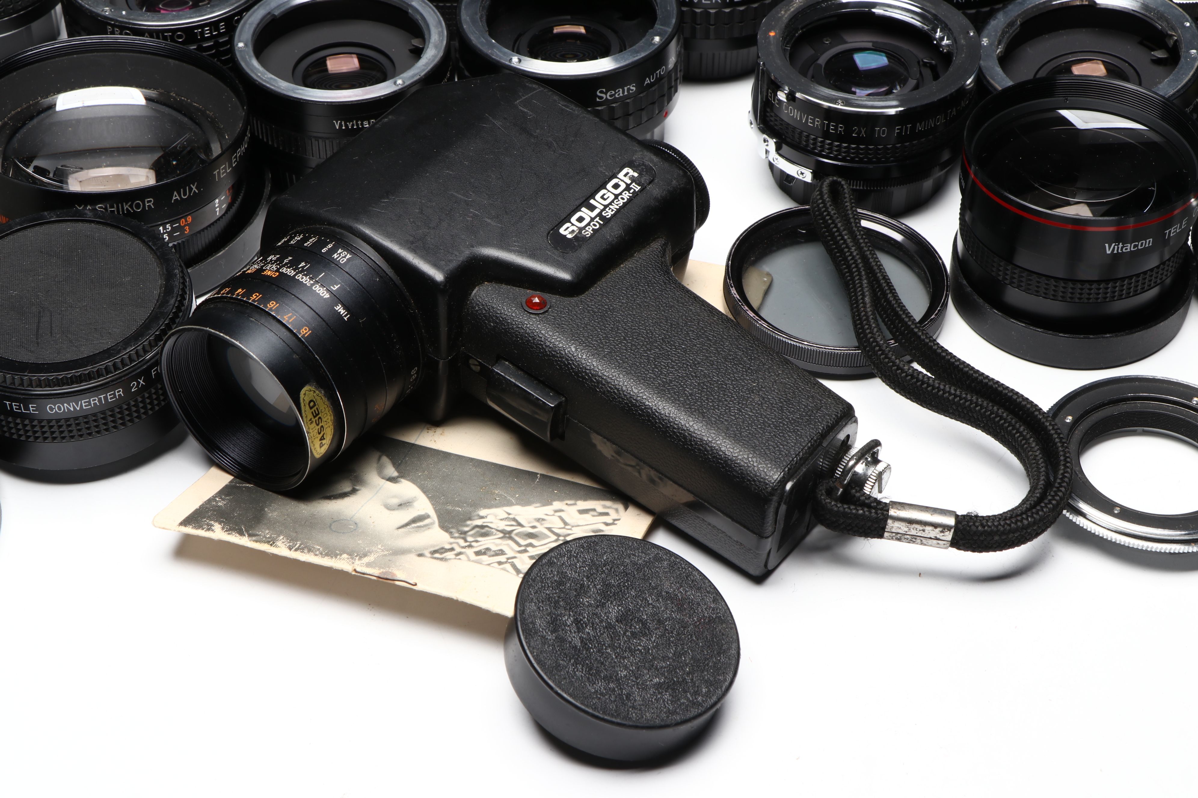 Minolta, Vivitar, Polaroid and More Camera Lenses, Late  20th/Early 21st C.