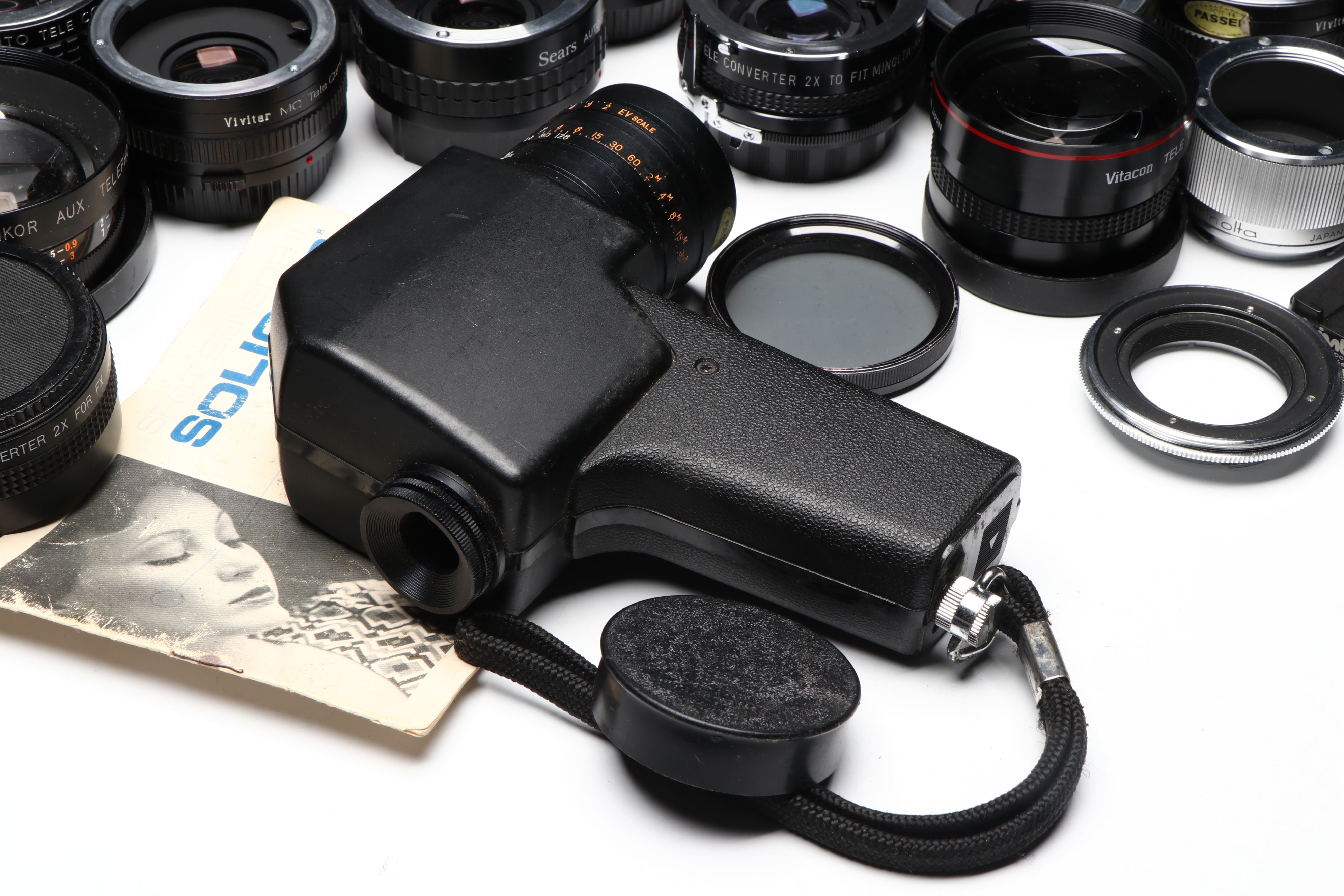 Minolta, Vivitar, Polaroid and More Camera Lenses, Late  20th/Early 21st C.