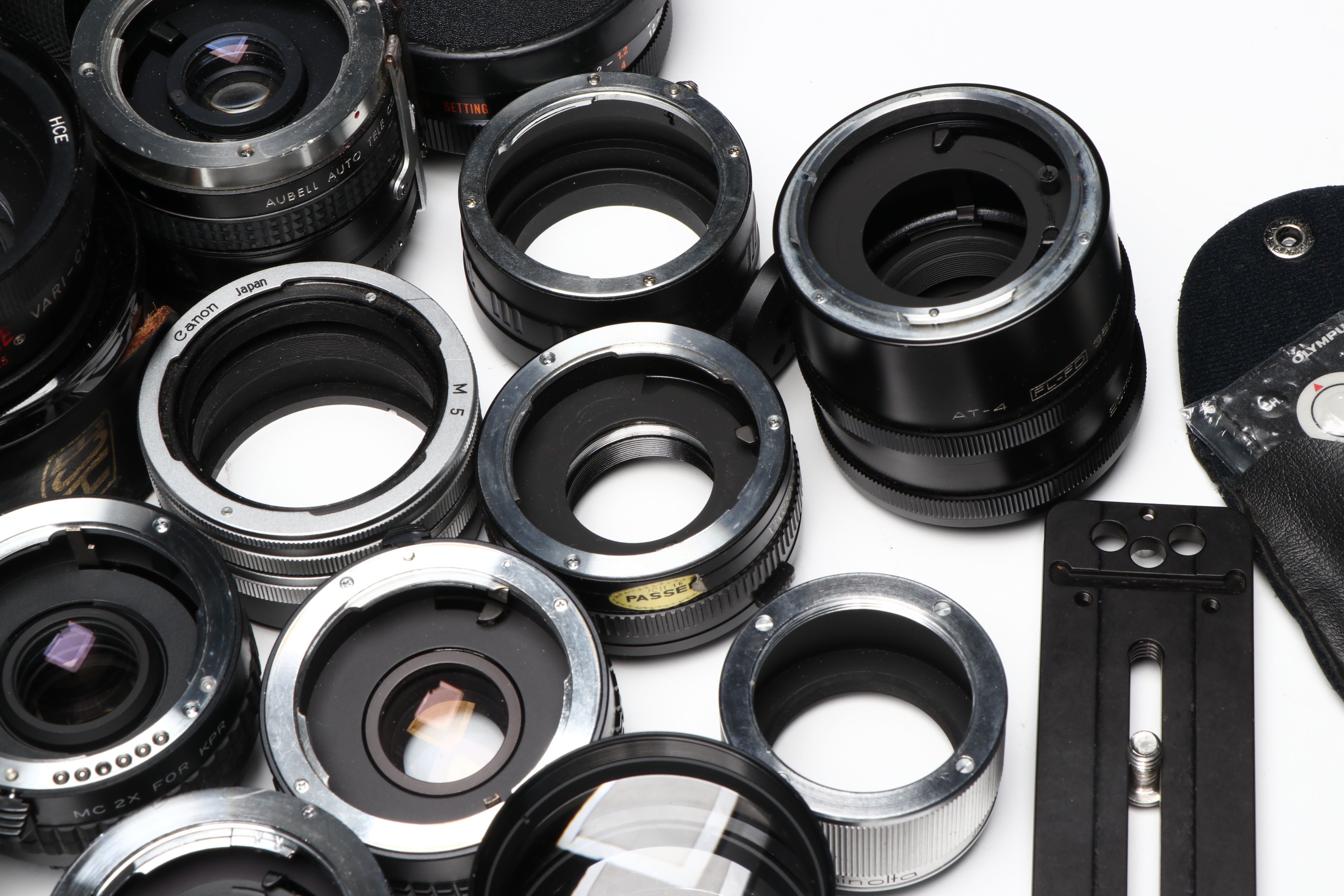 Minolta, Vivitar, Polaroid and More Camera Lenses, Late  20th/Early 21st C.