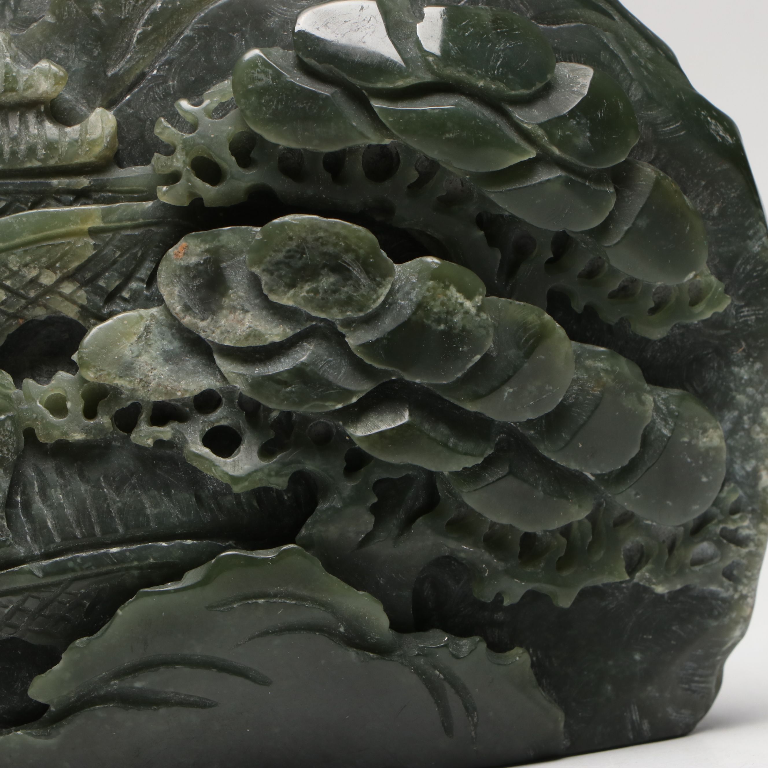 Chinese Pictorial Carved Nephrite