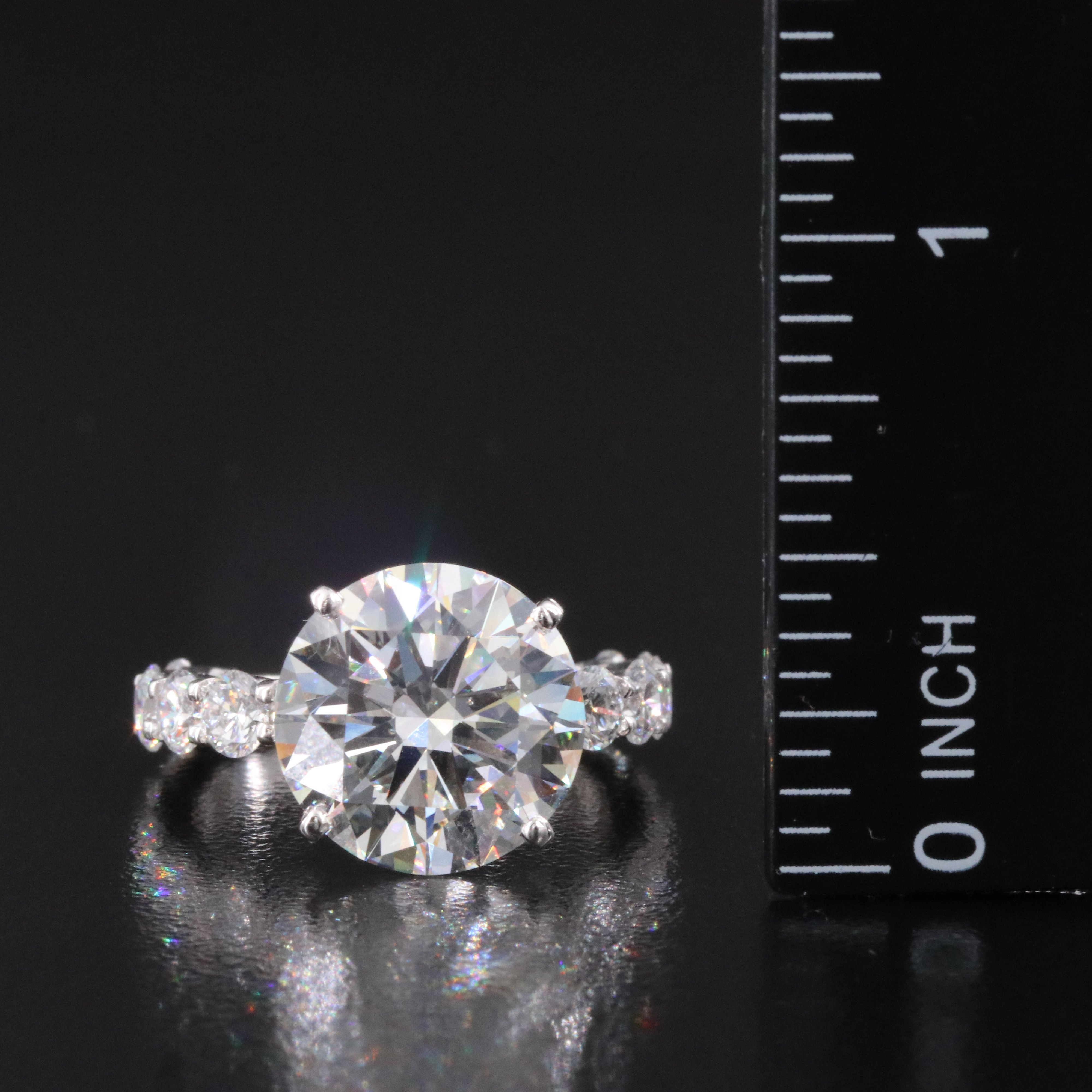 14K 11.31 CTW Lab Grown Diamond Ring Set with IGI Report