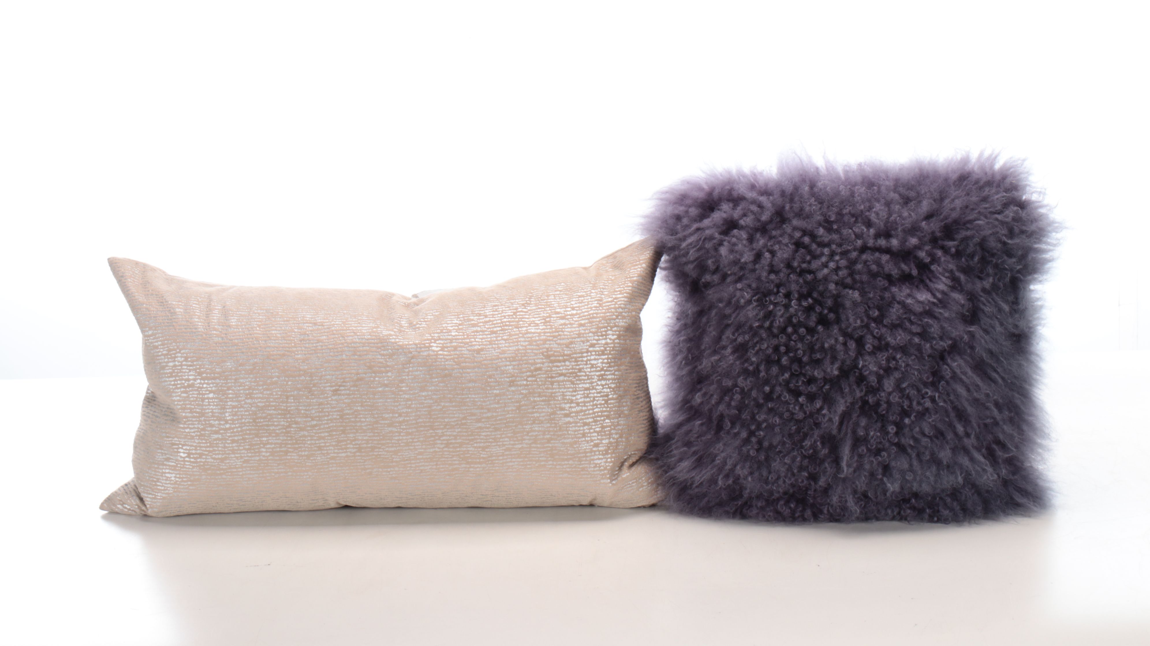 Mongolian Lambswool with Caldeira and Other Accent Pillows