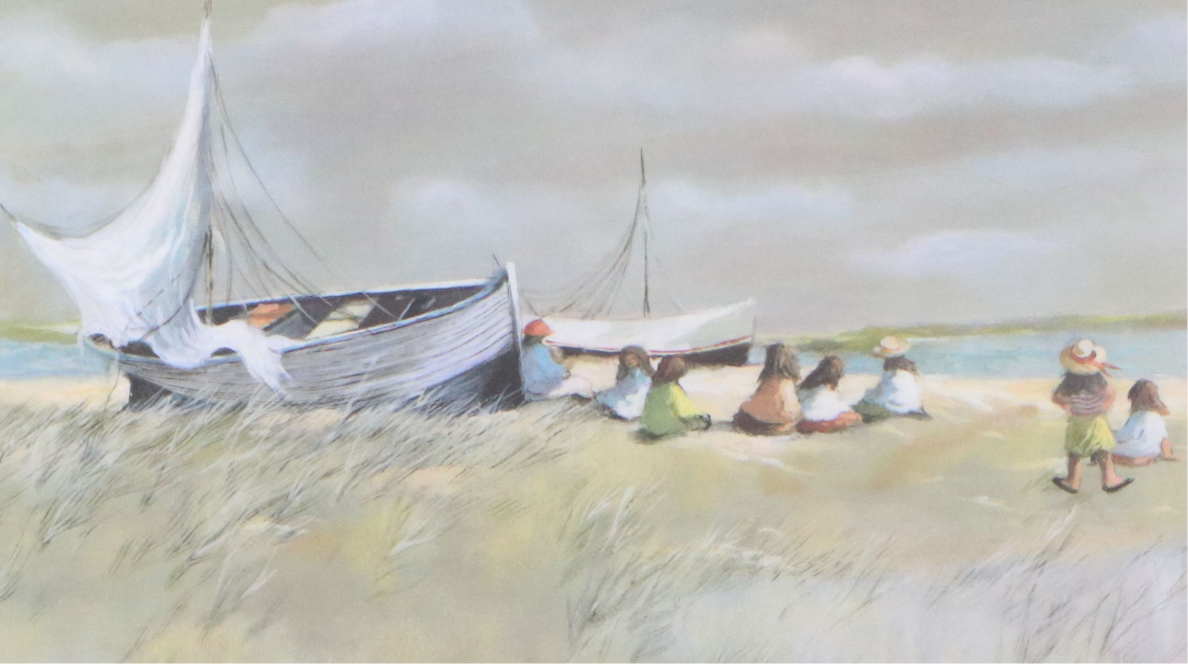 Robert Fabe Offset Lithograph "Summer's End"