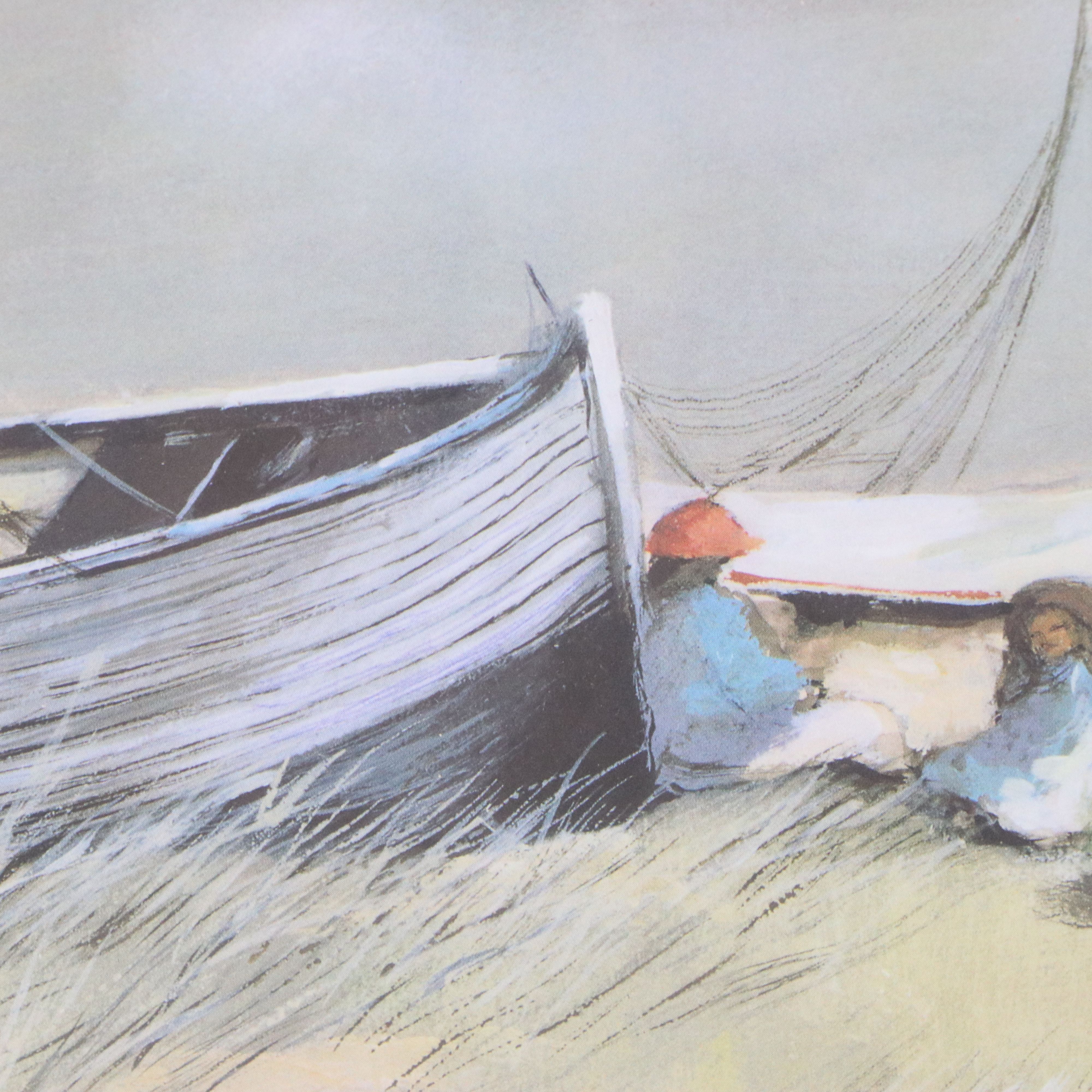 Robert Fabe Offset Lithograph "Summer's End"