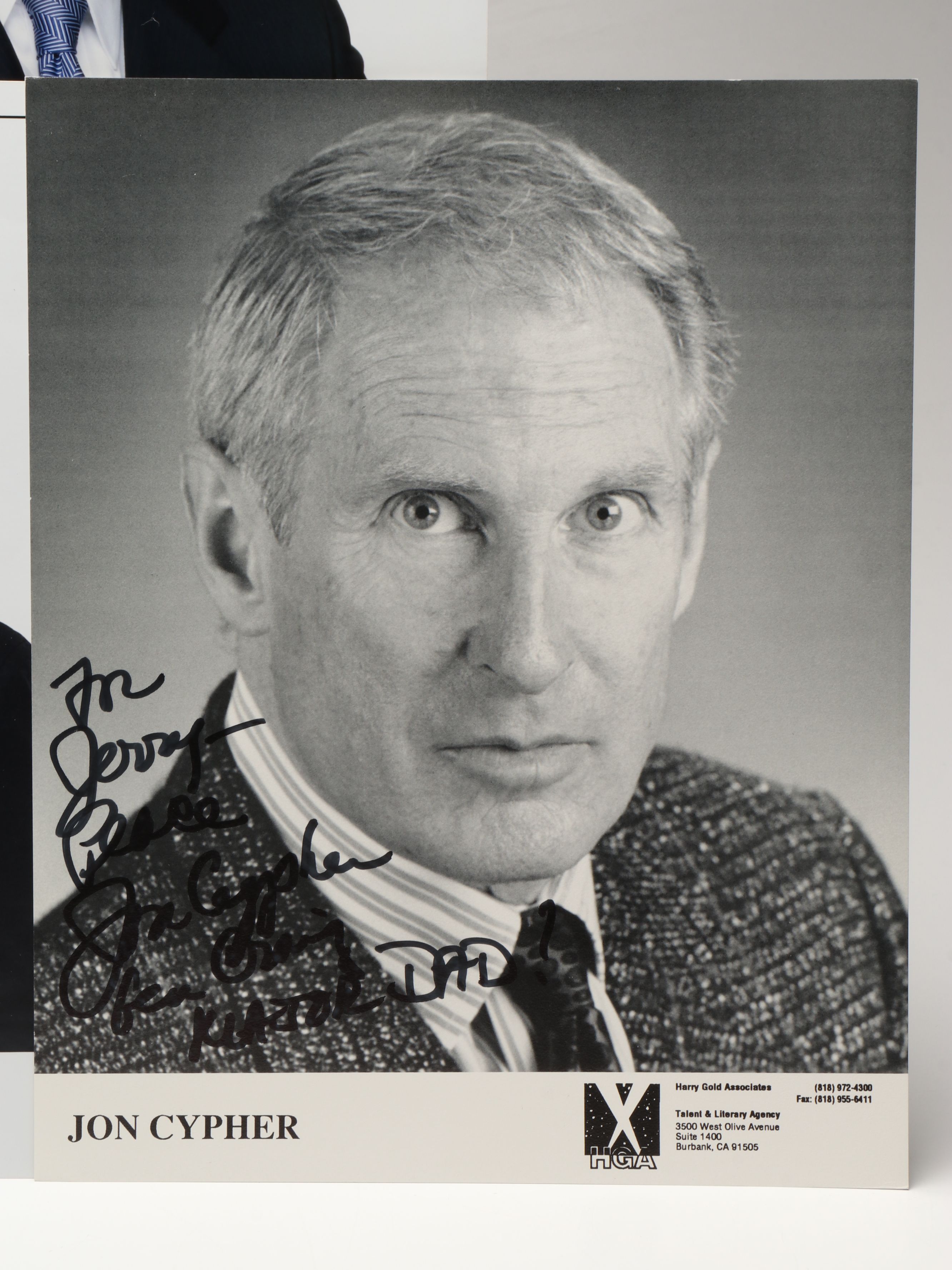 Jon Cypher, Steve Forbes, Charlie Gibson and More Signed Publicity Stills