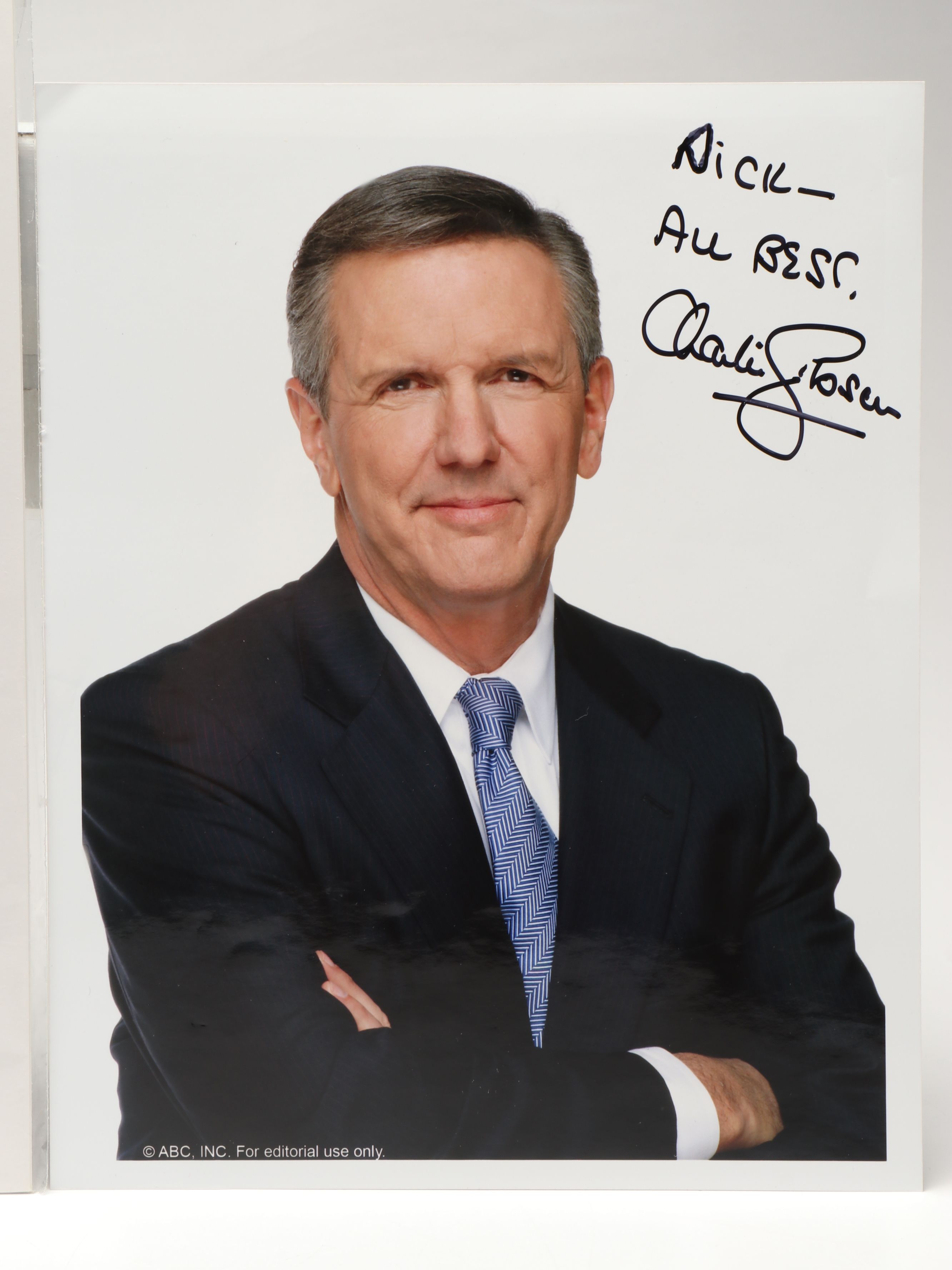 Jon Cypher, Steve Forbes, Charlie Gibson and More Signed Publicity Stills