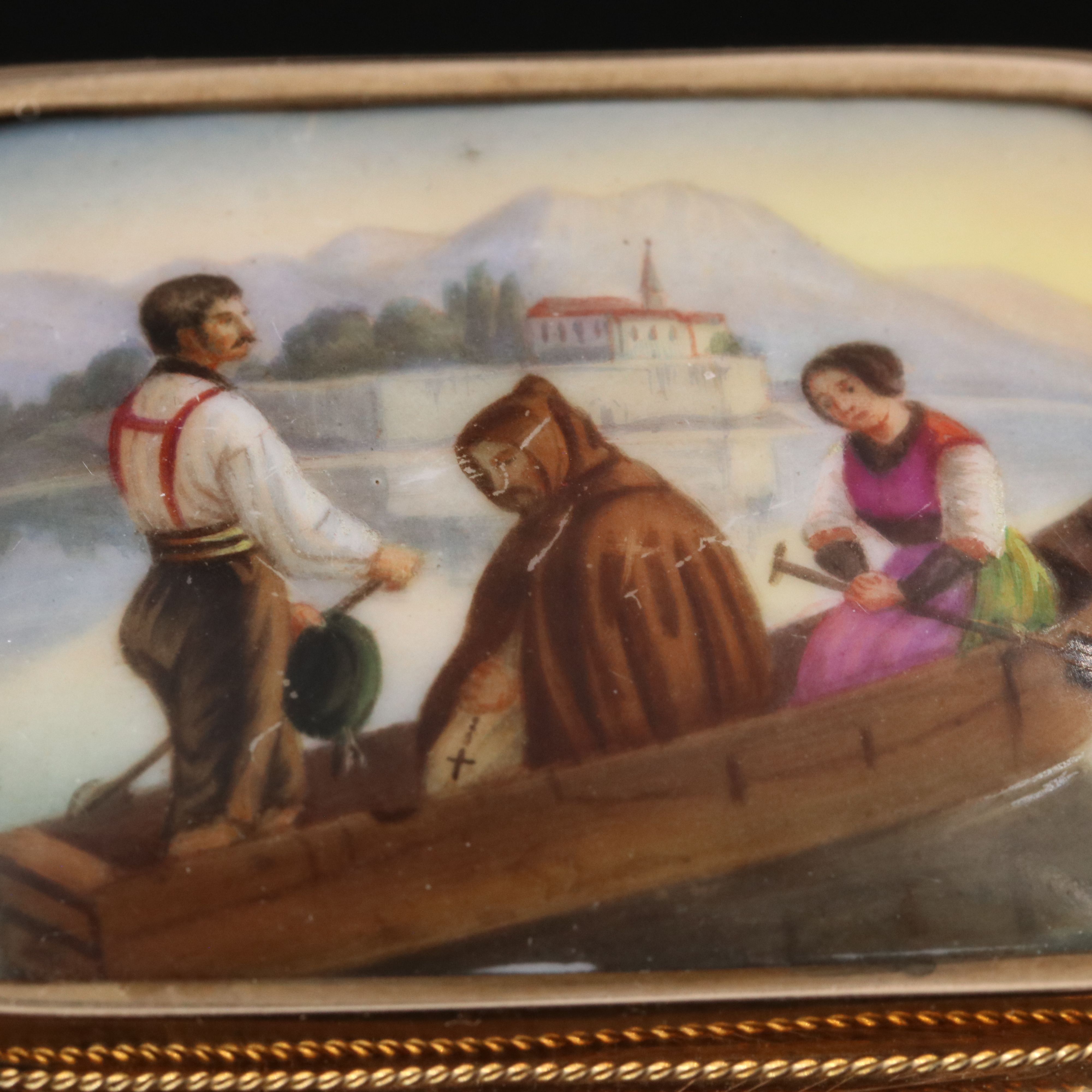 Victorian 10K Portrait Brooch