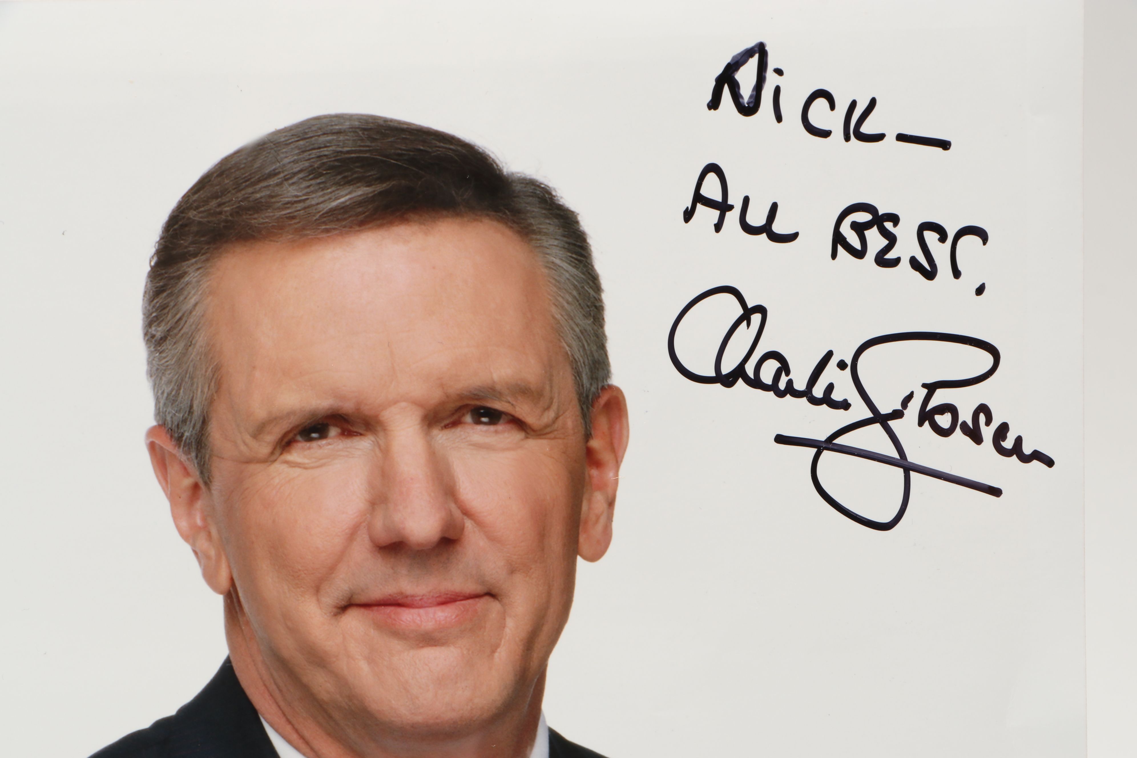 Jon Cypher, Steve Forbes, Charlie Gibson and More Signed Publicity Stills