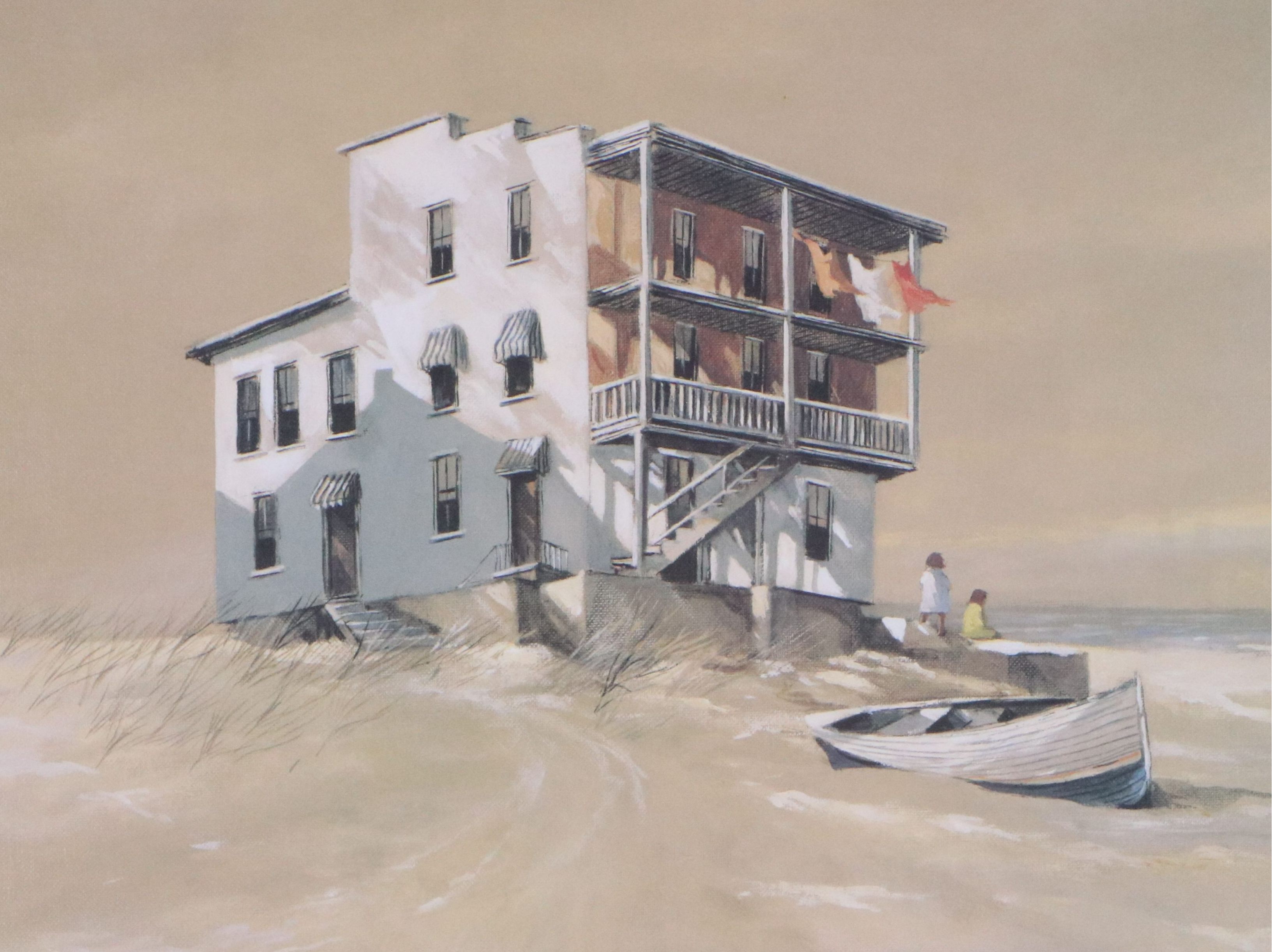 Robert Fabe Offset Lithograph "August Morning"