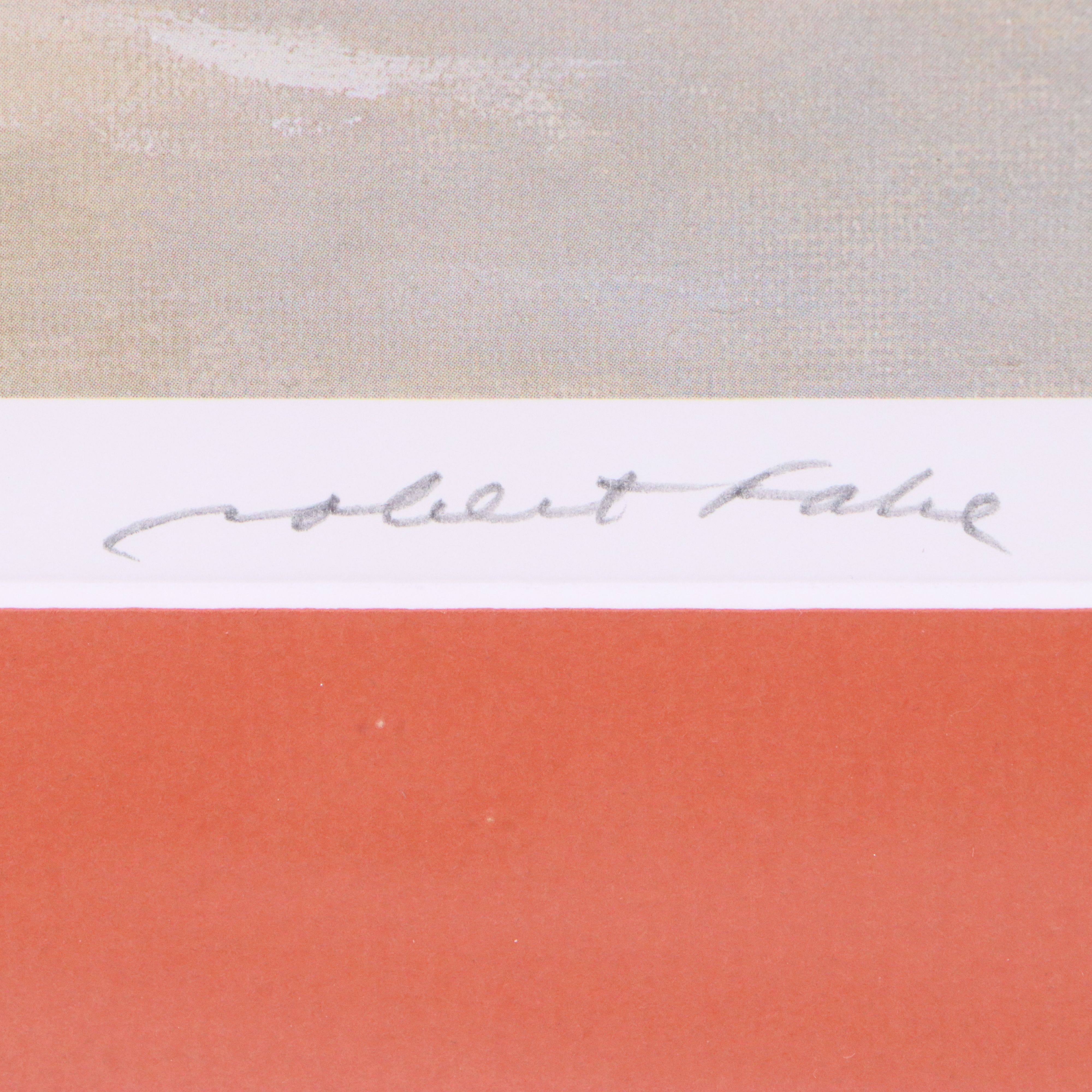 Robert Fabe Offset Lithograph "August Morning"