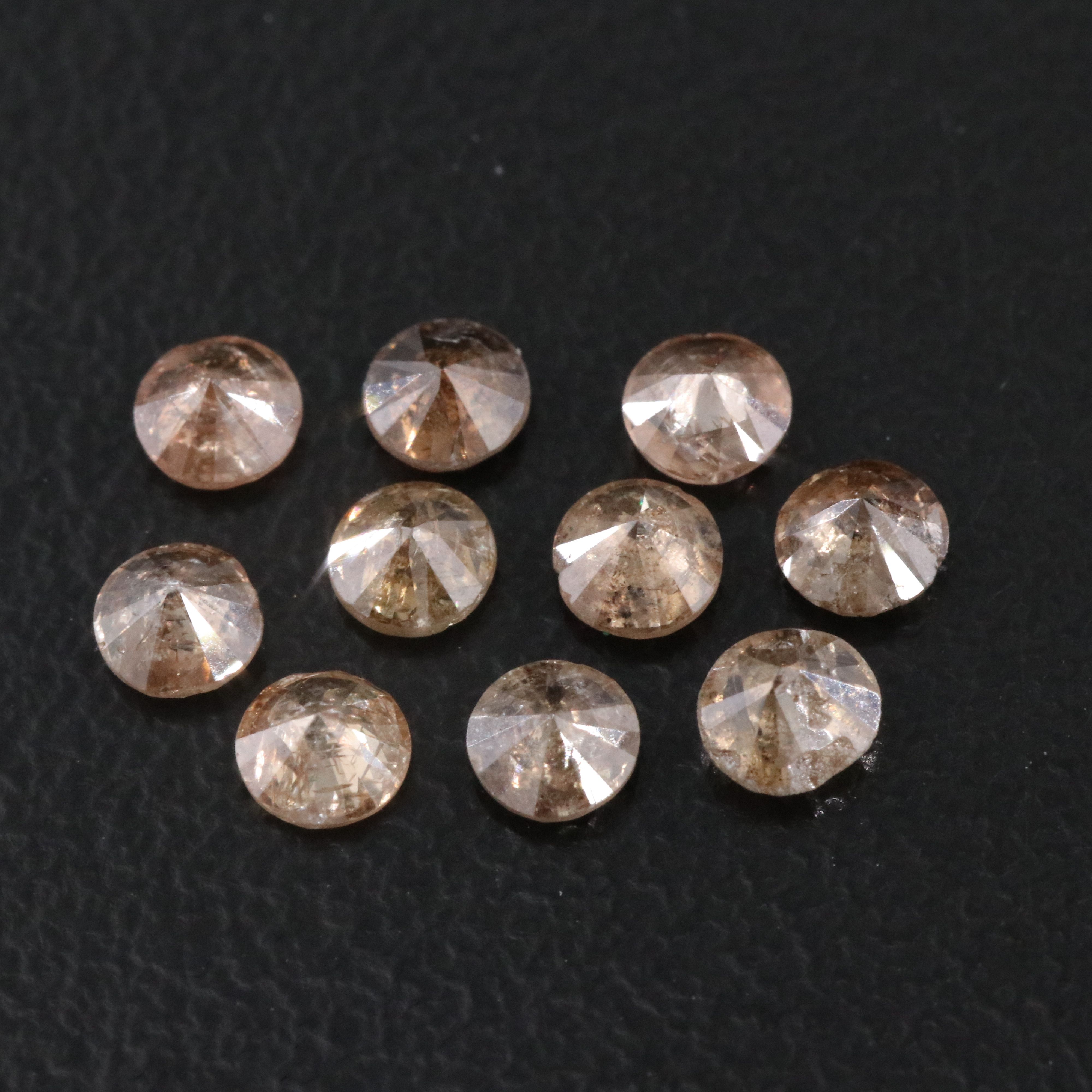 Loose 1.26 CTW Diamond Lot Including Fancy Brown