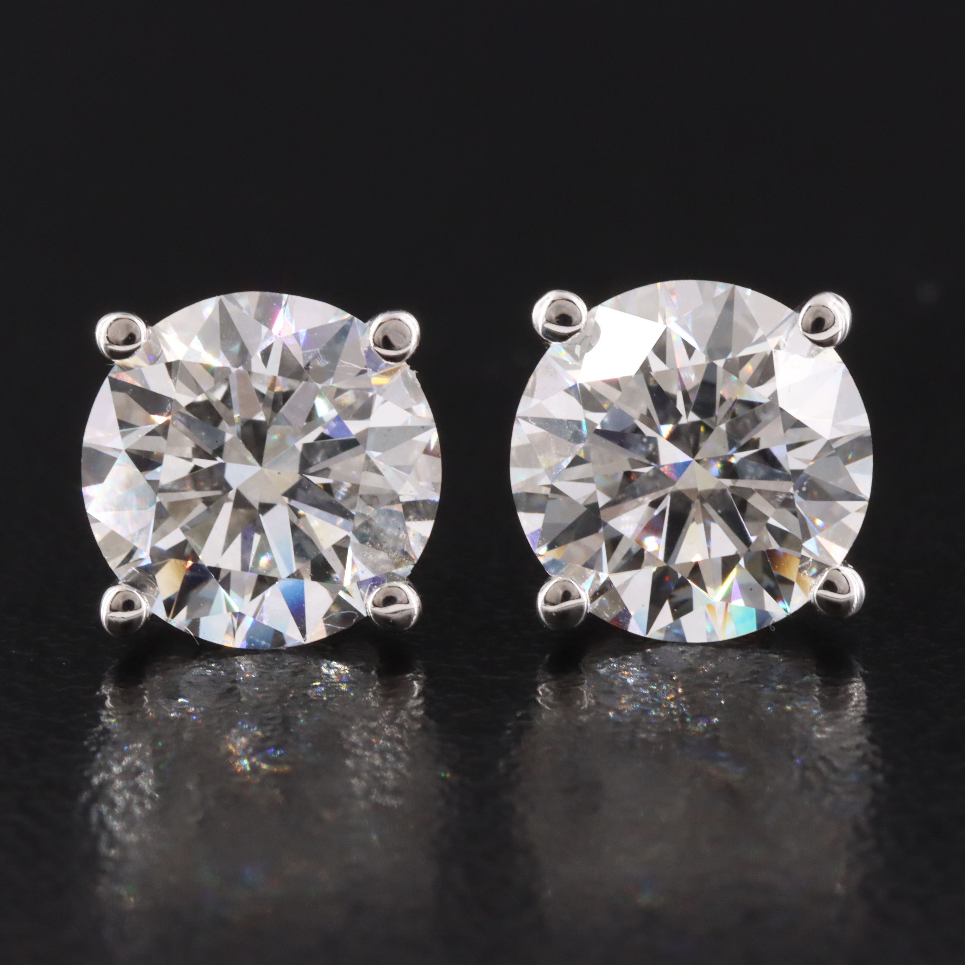 14K 5.10 CTW Lab Grown Diamond Stud Earrings