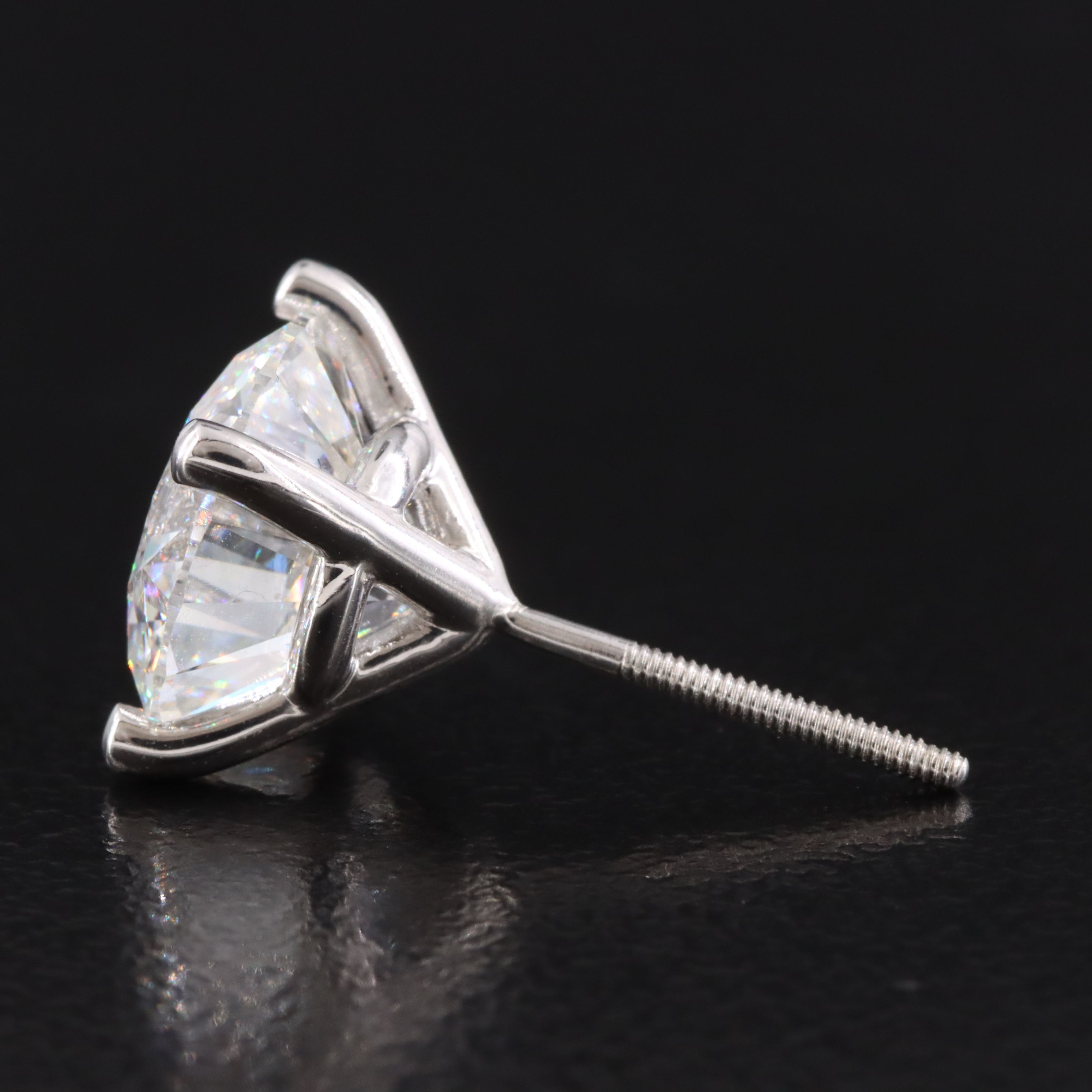 14K 5.10 CTW Lab Grown Diamond Stud Earrings