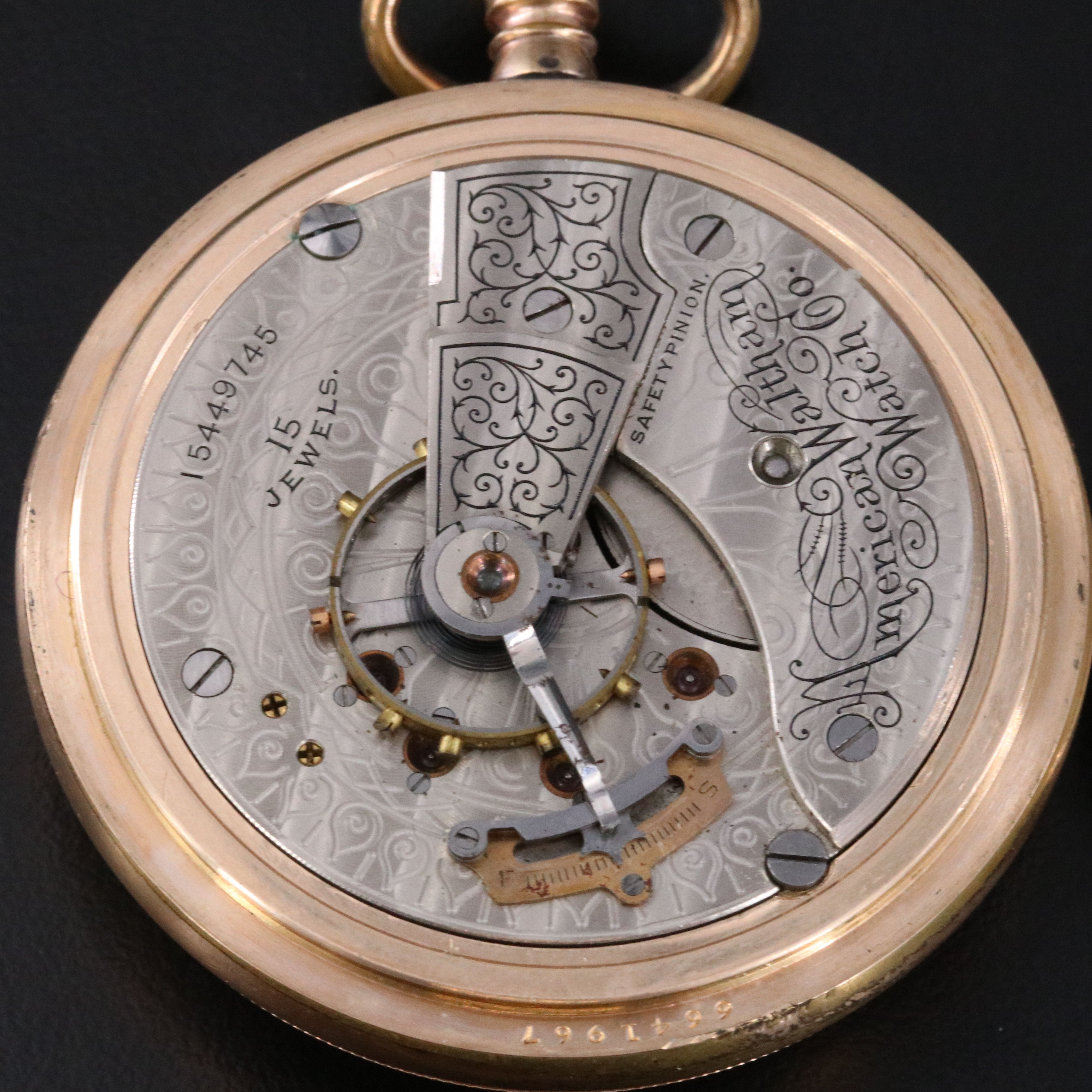 Vintage Waltham Gold-Filled Pocket Watch