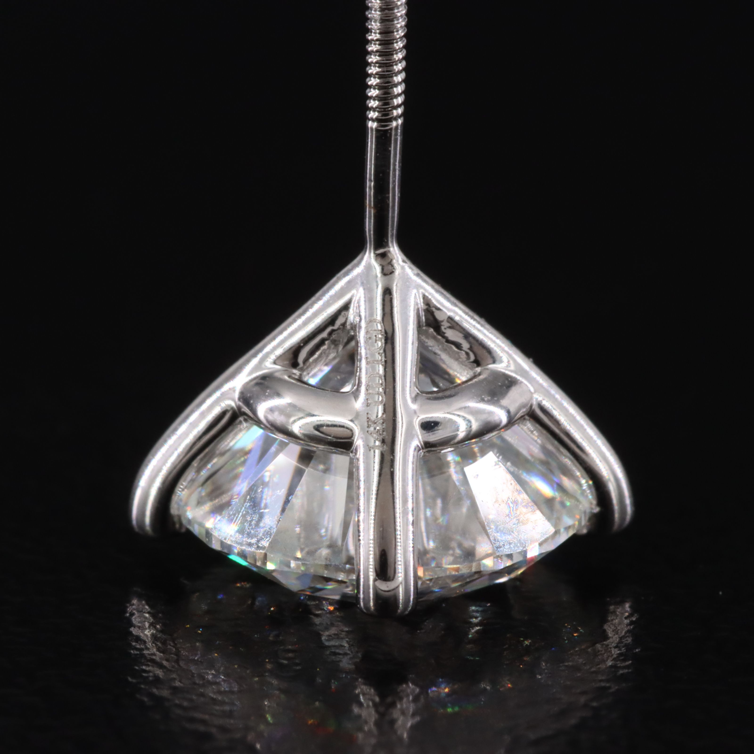 14K 5.10 CTW Lab Grown Diamond Stud Earrings