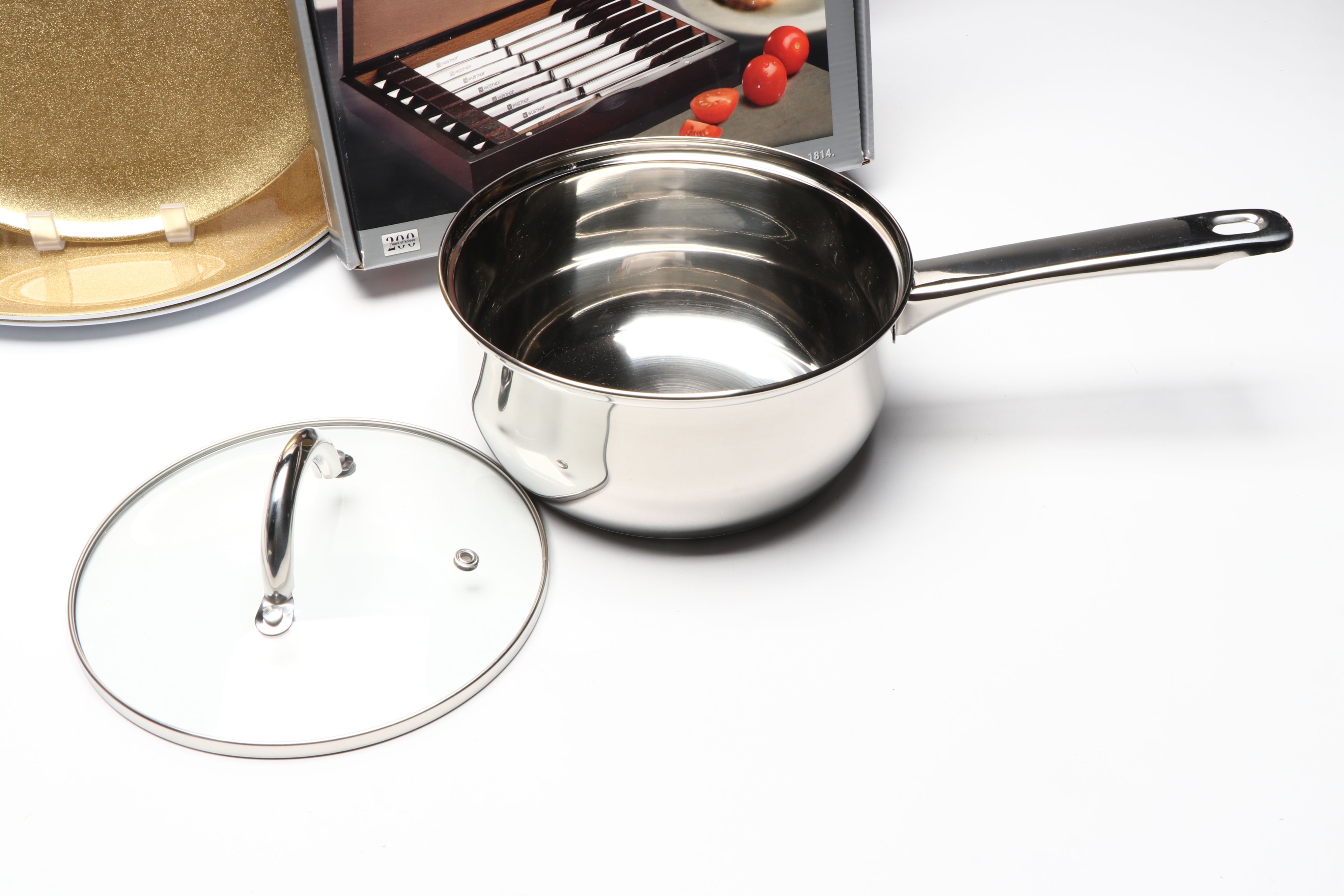 Ohio-Shaped Bamboo Grazing Board with Wüsthof Cutlery, Other Kitchen Tools