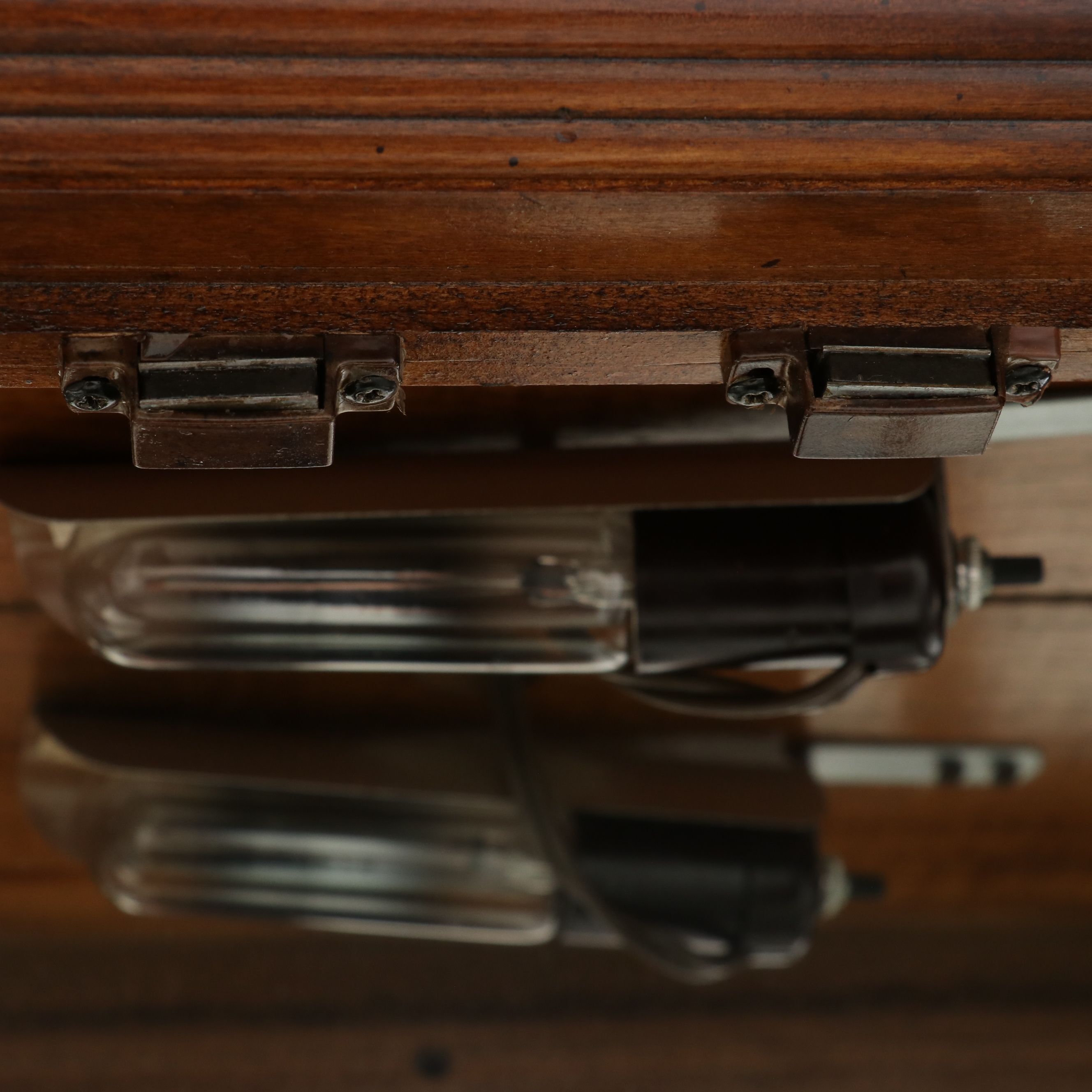 Pair of Traditional Style Illuminated Display Cabinets