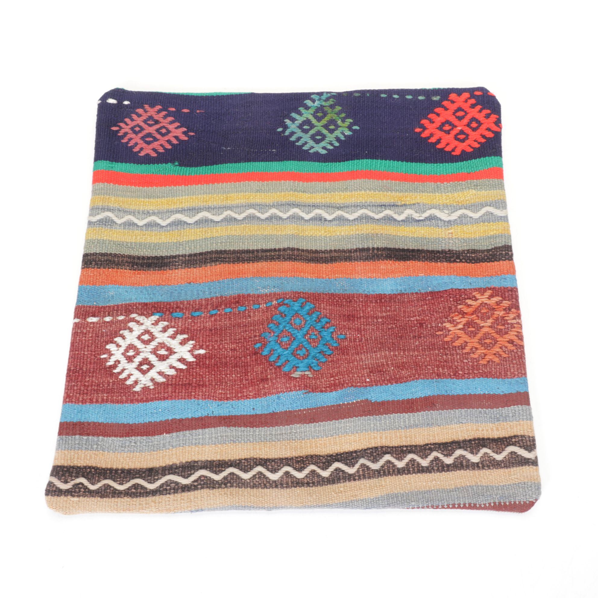 Hand-Pieced Kilim Rug Remnant Pillow Covers