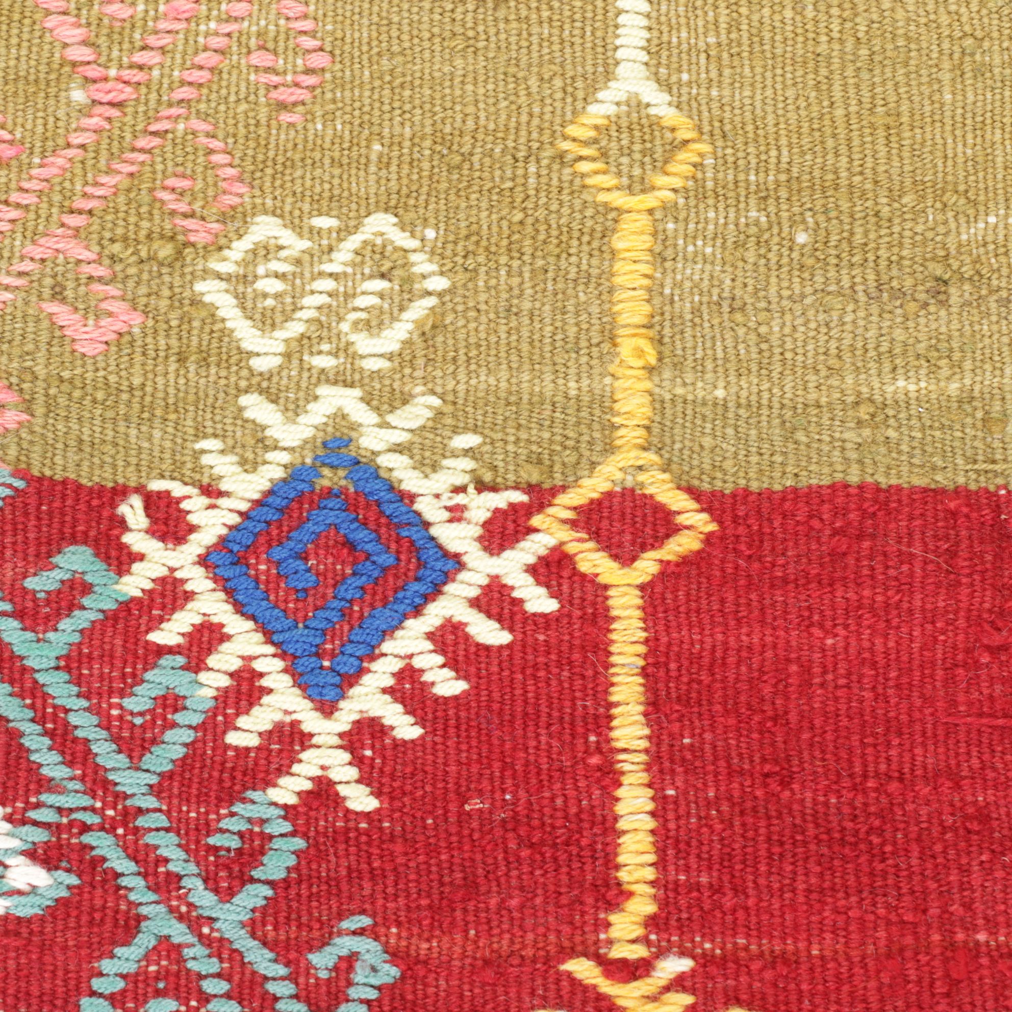 Hand-Pieced Kilim Rug Remnant Pillow Covers