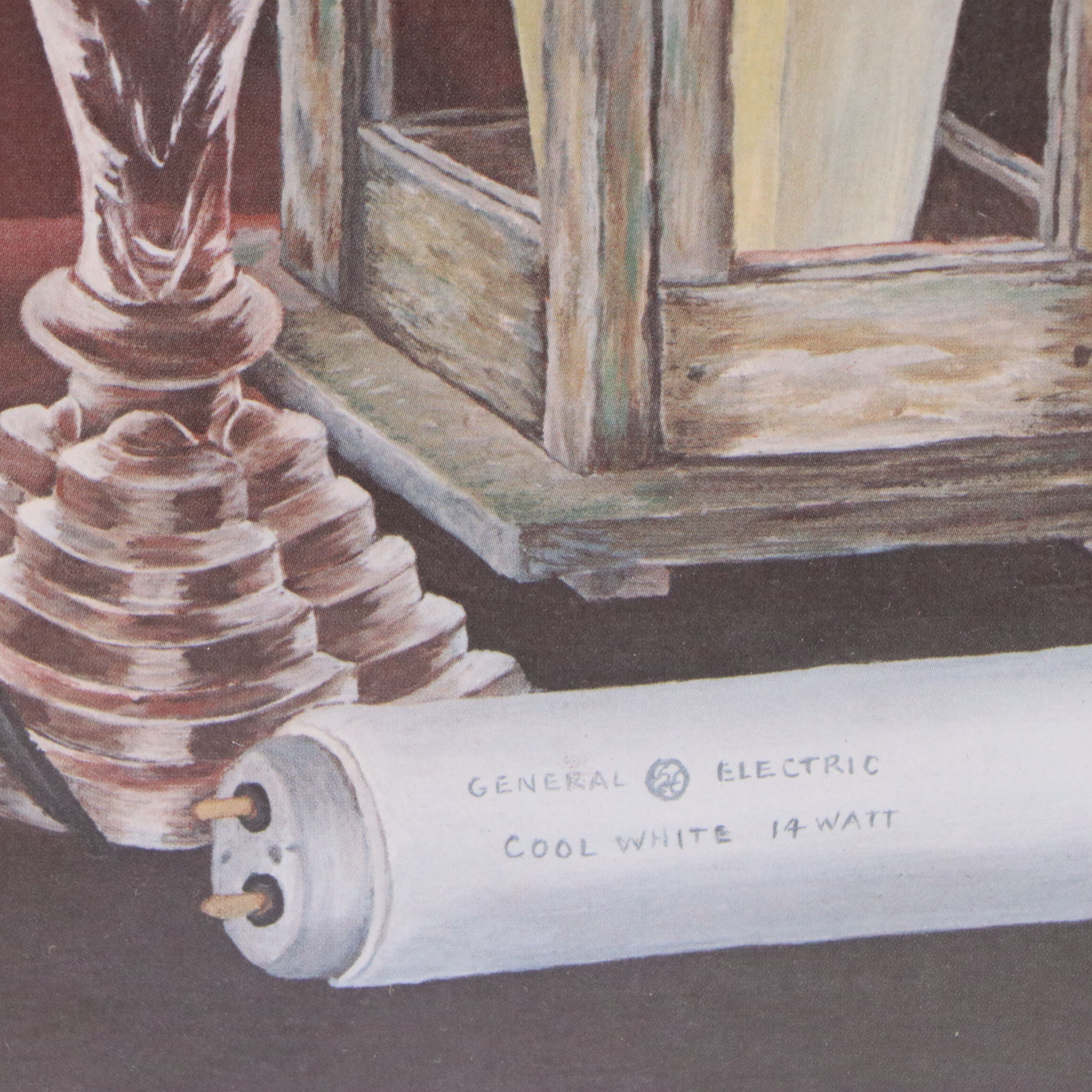 Nellie Meadows Offset Lithograph "Let There Be Light"