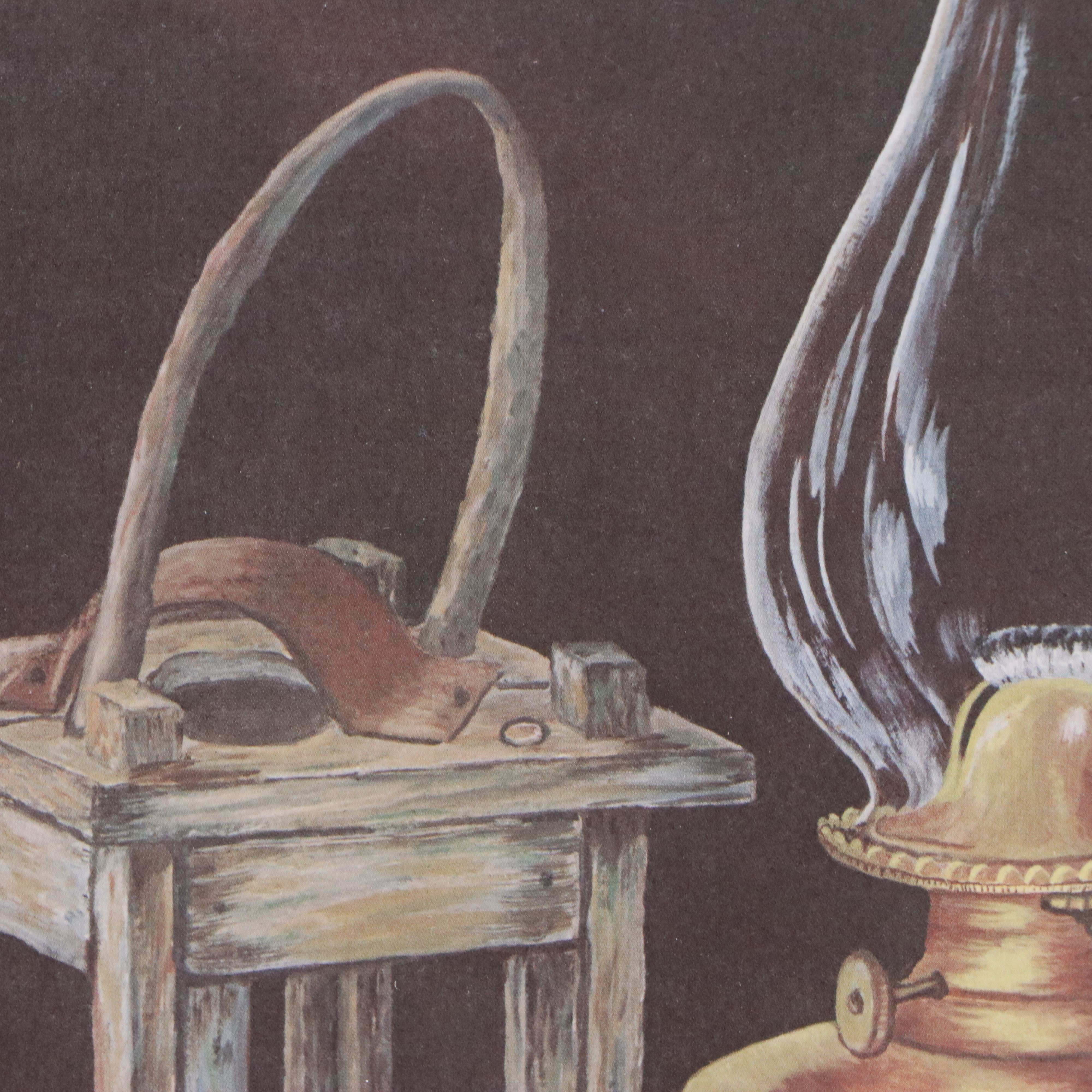 Nellie Meadows Offset Lithograph "Let There Be Light"