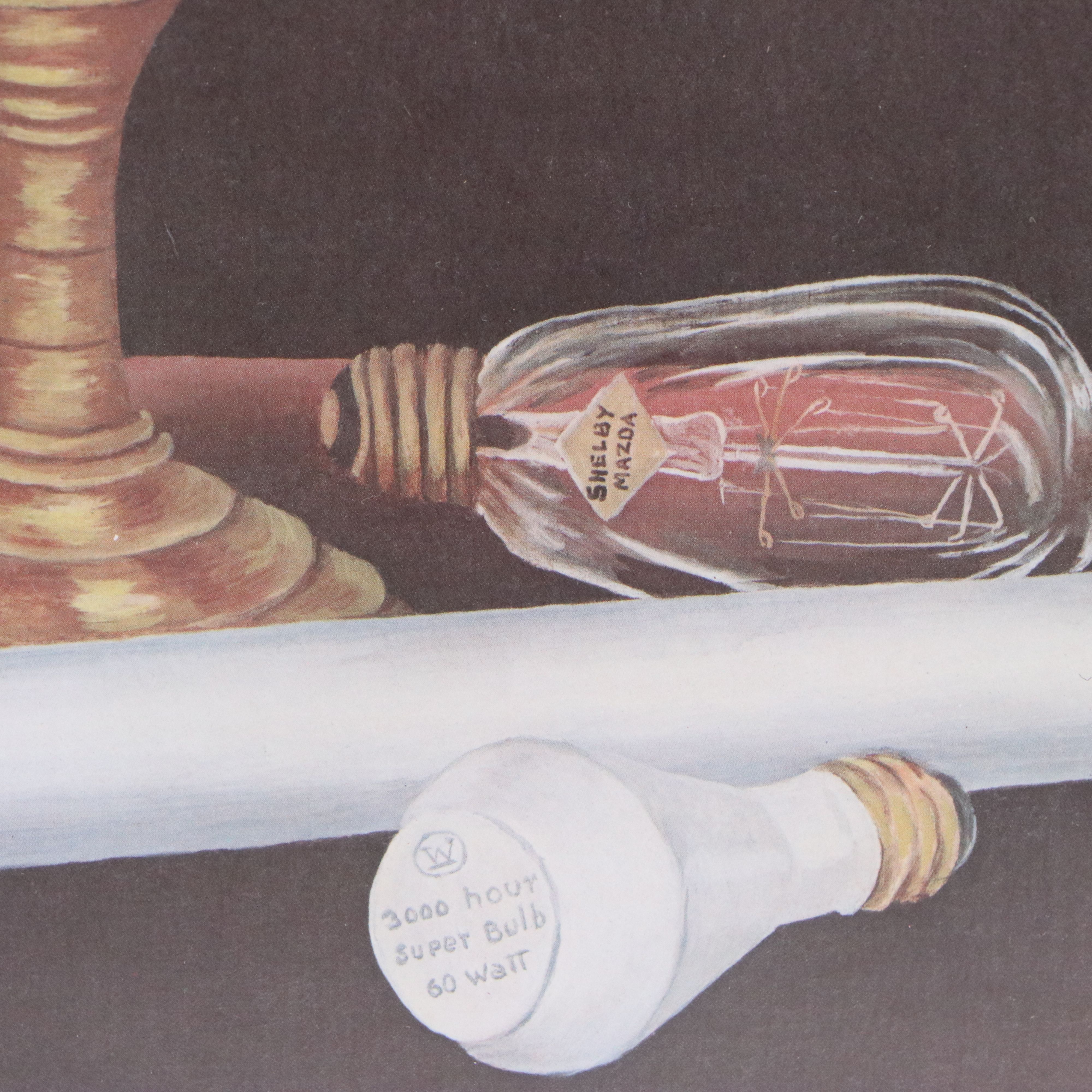 Nellie Meadows Offset Lithograph "Let There Be Light"