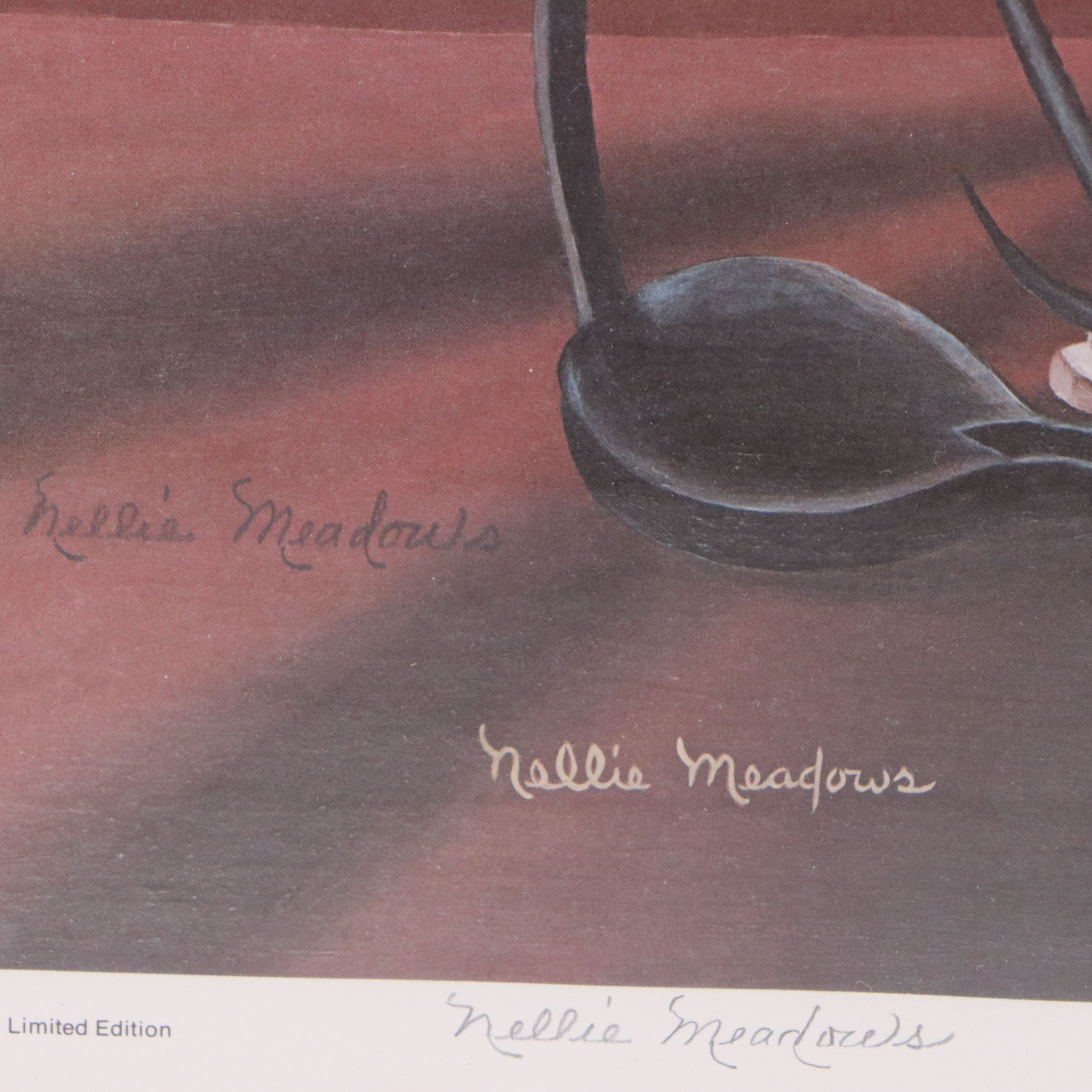 Nellie Meadows Offset Lithograph "Let There Be Light"