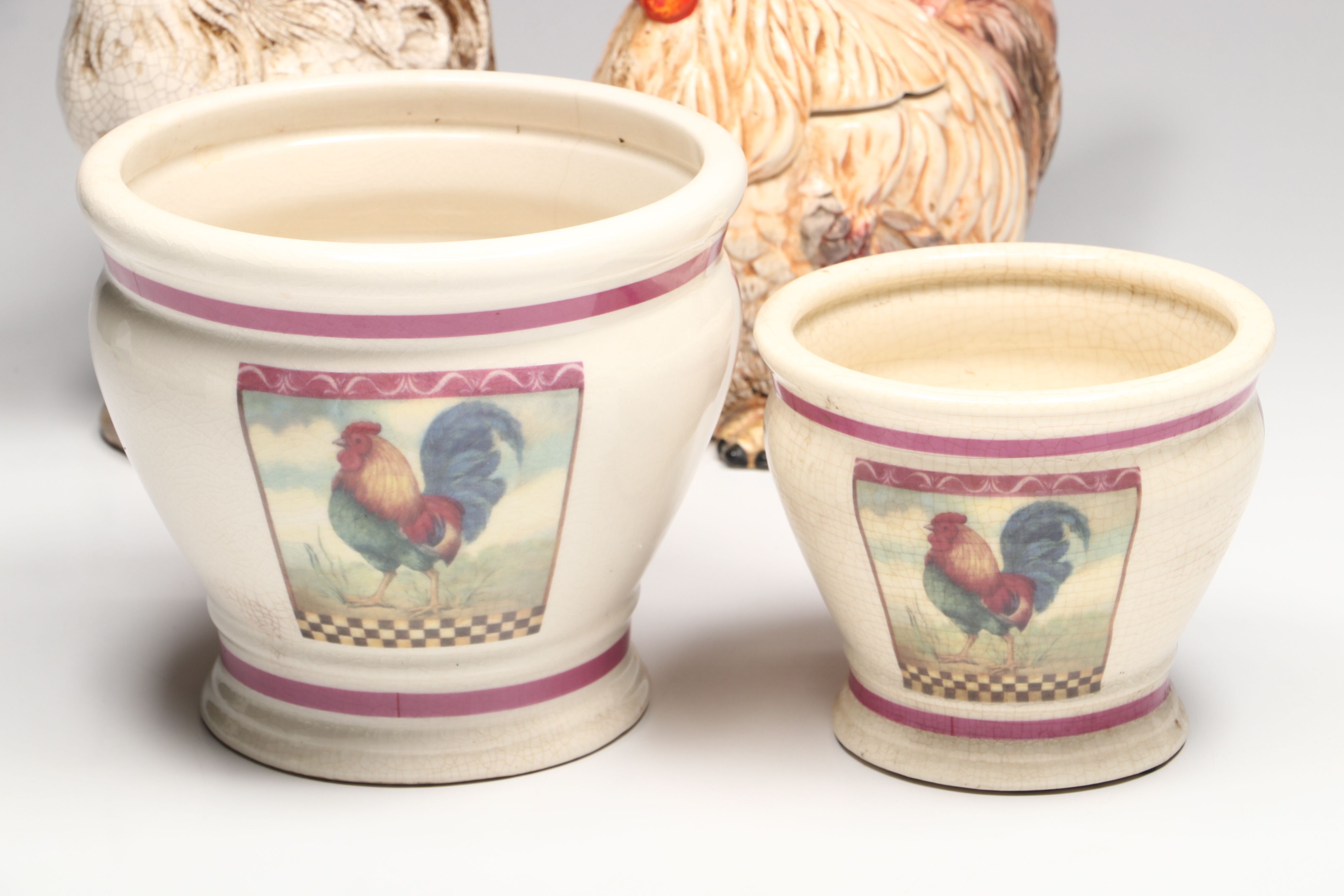 AMC-NY Cookie Jar, Ceramic Vegetable Basket and More Farmhouse Décor