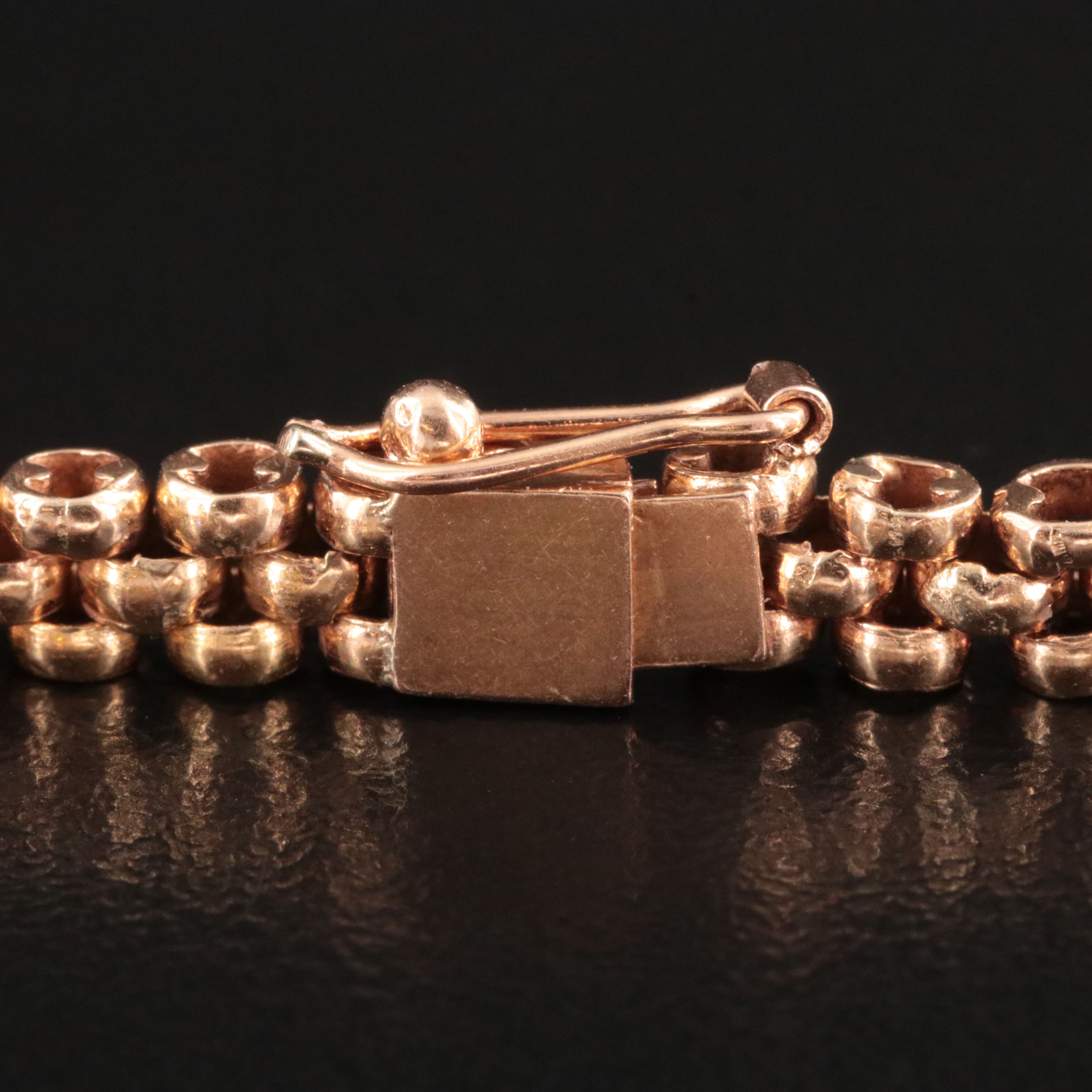 18K Amethyst, Tourmaline, Aquamarine, Citrine and Peridot Bracelet