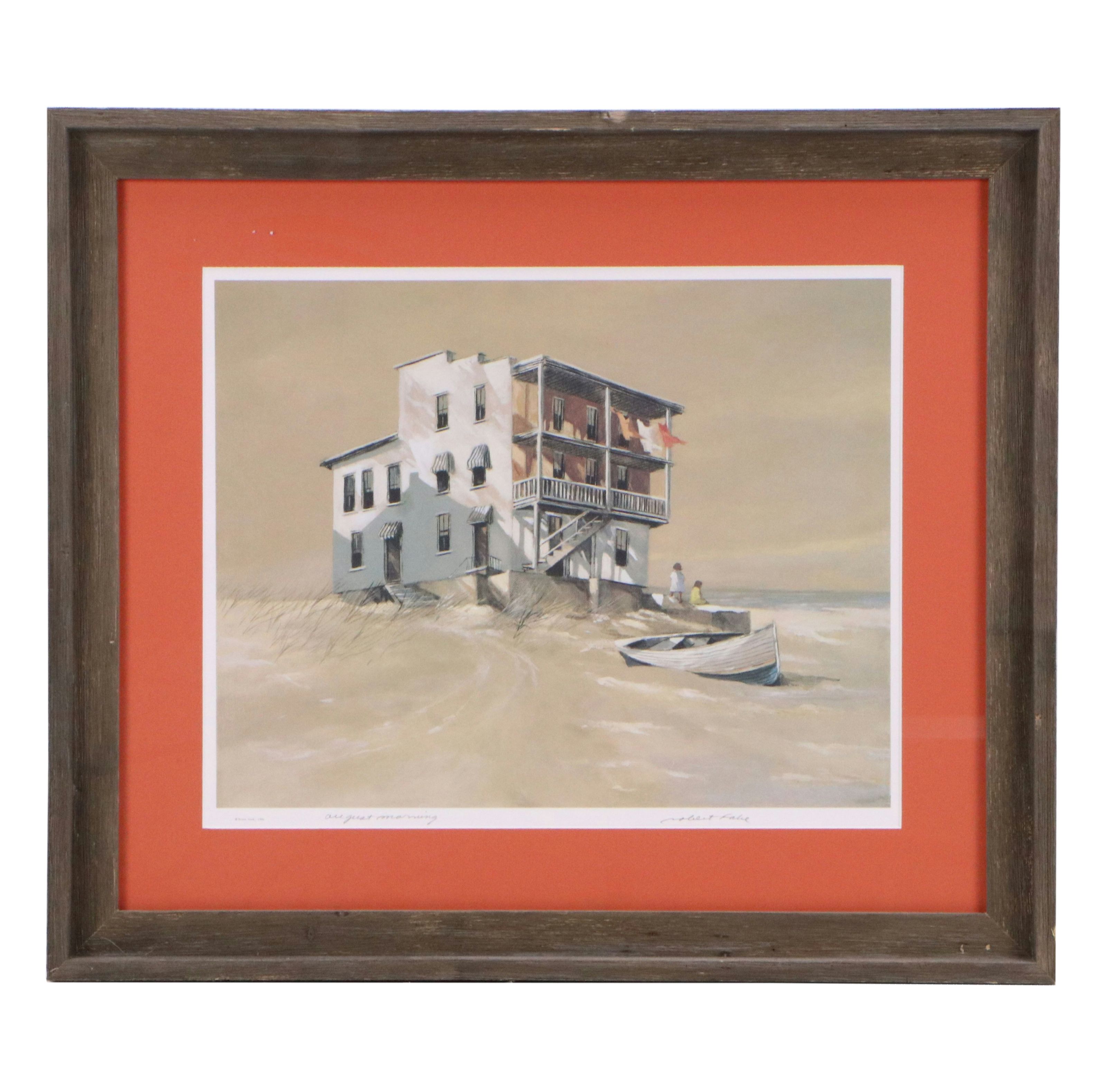 Robert Fabe Offset Lithograph "August Morning"