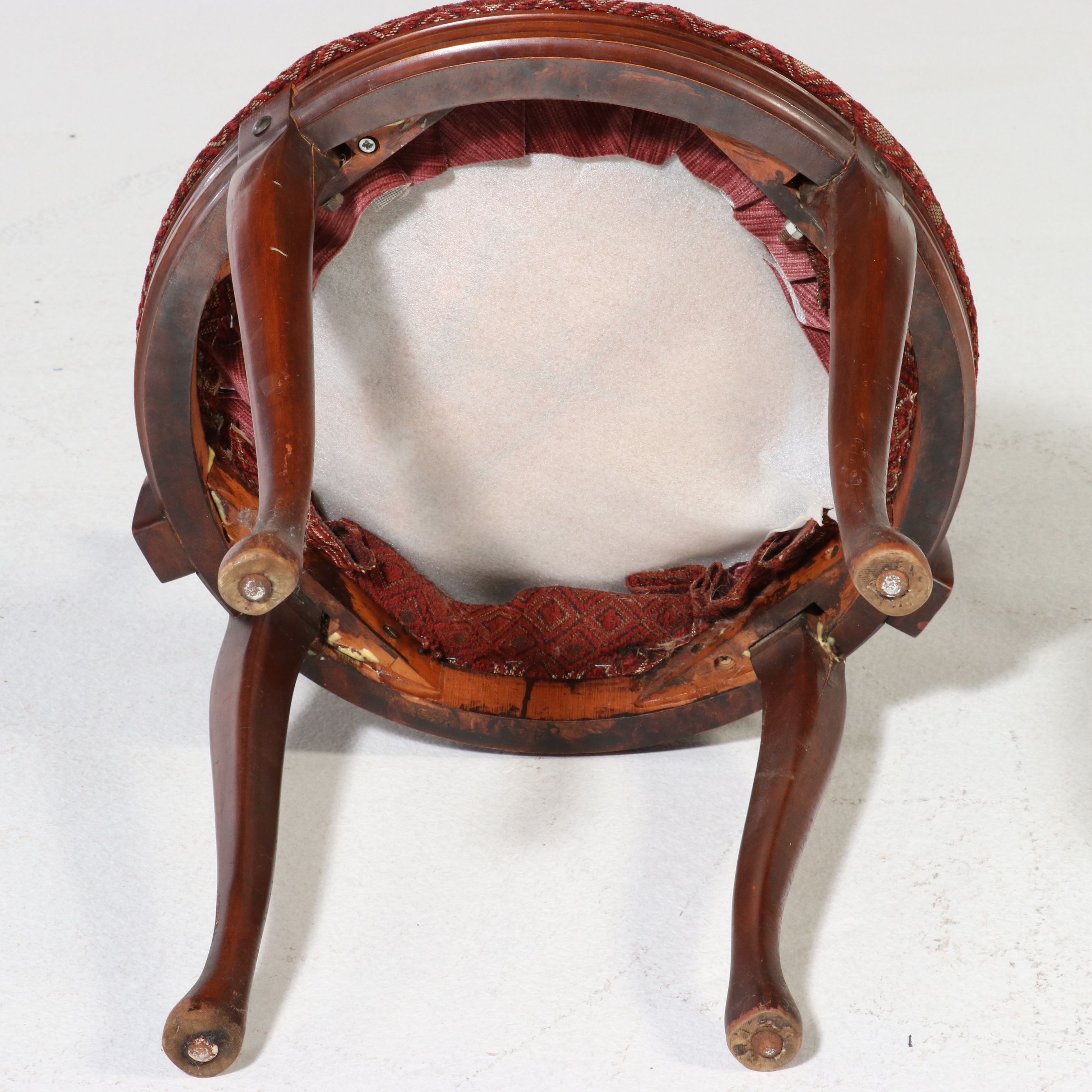 Colonial Revival Style Secretary Desk with Sheraton Style Chair, 20th Century