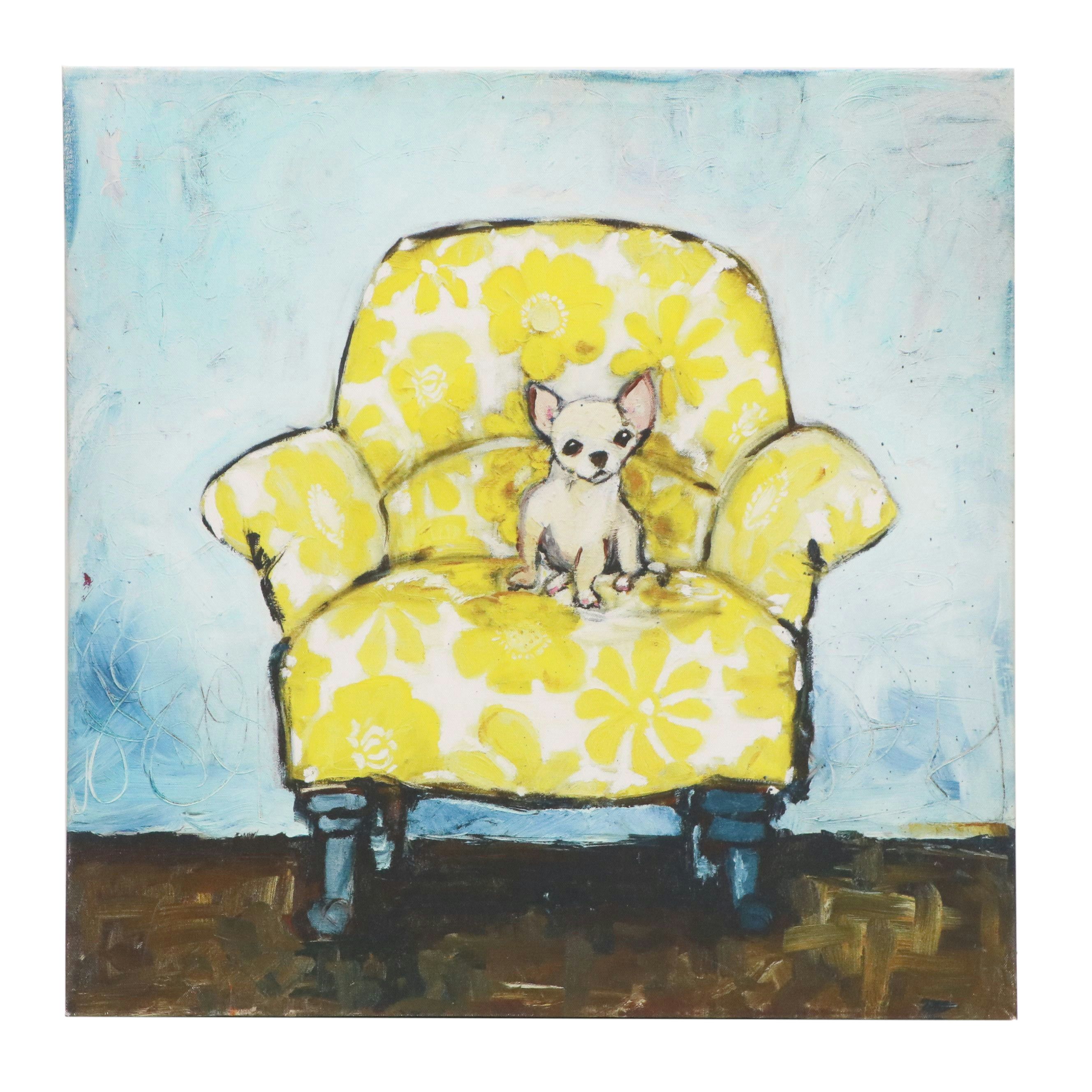 After Tori Campisi Giclée "Marmont Hill Dog Allowed In"