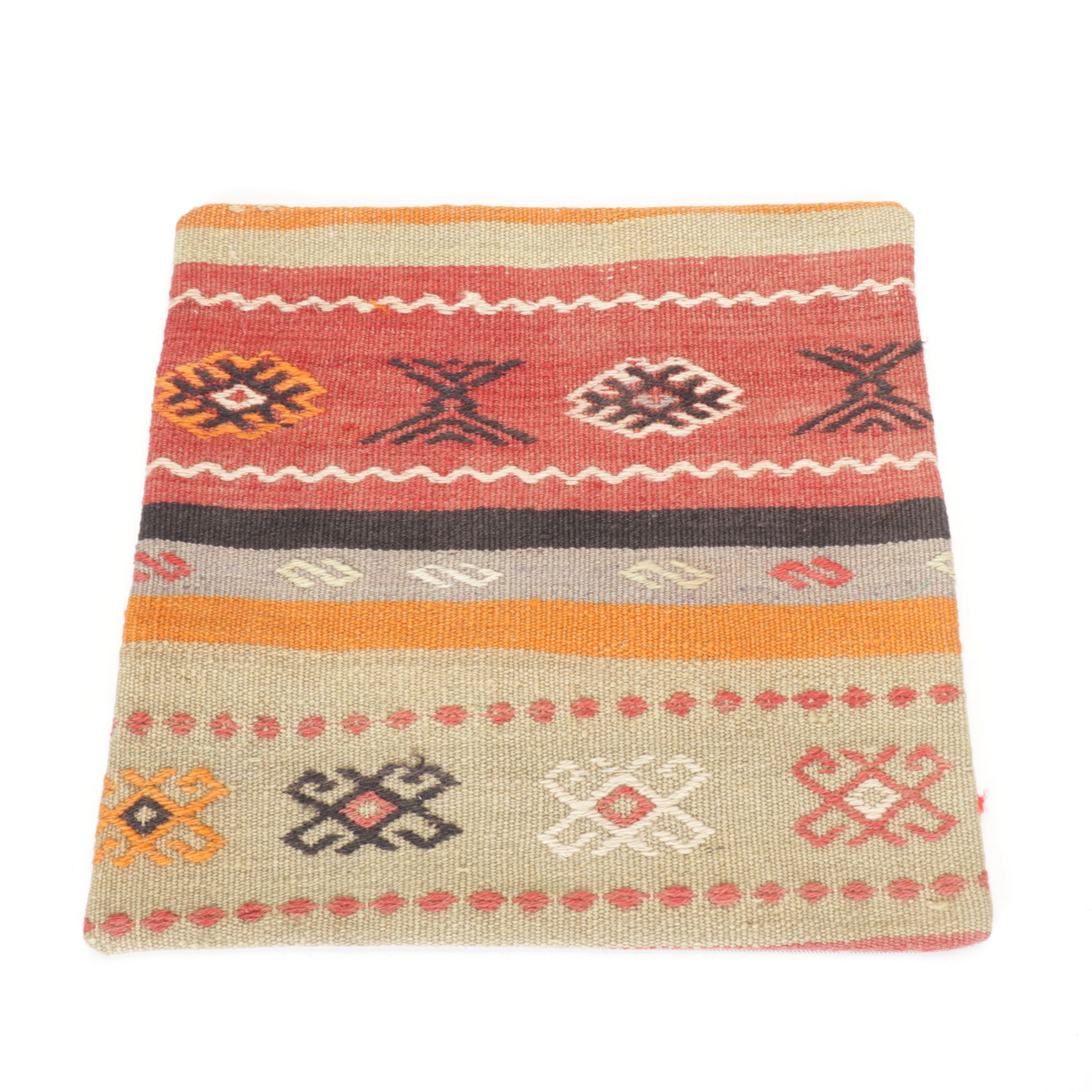 Hand-Pieced Kilim Rug Remnant Pillow Covers